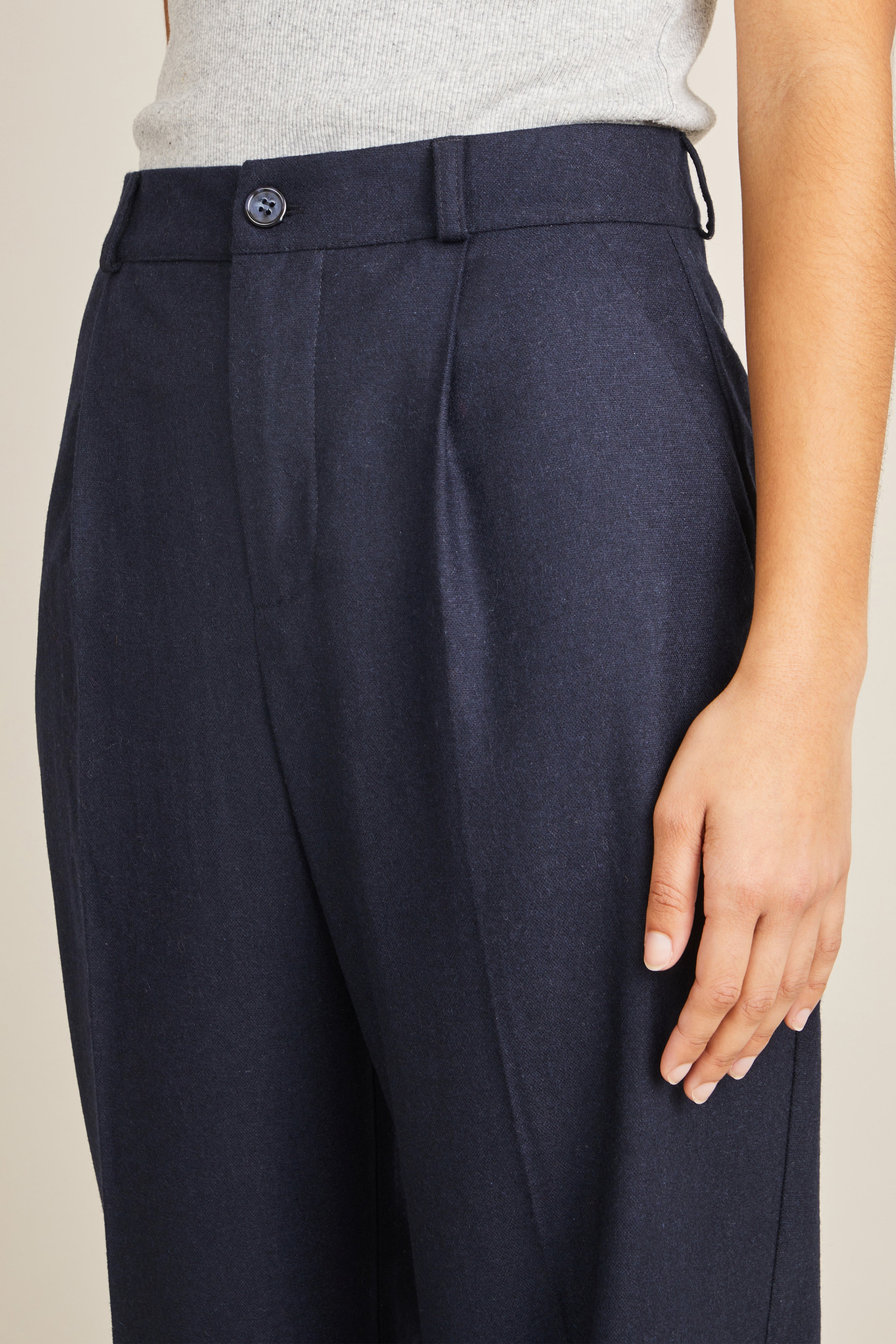 le-pantalon-palazzo-fm-lpwf-2-pantalon-flanelle-bleu-marine-laine image 4