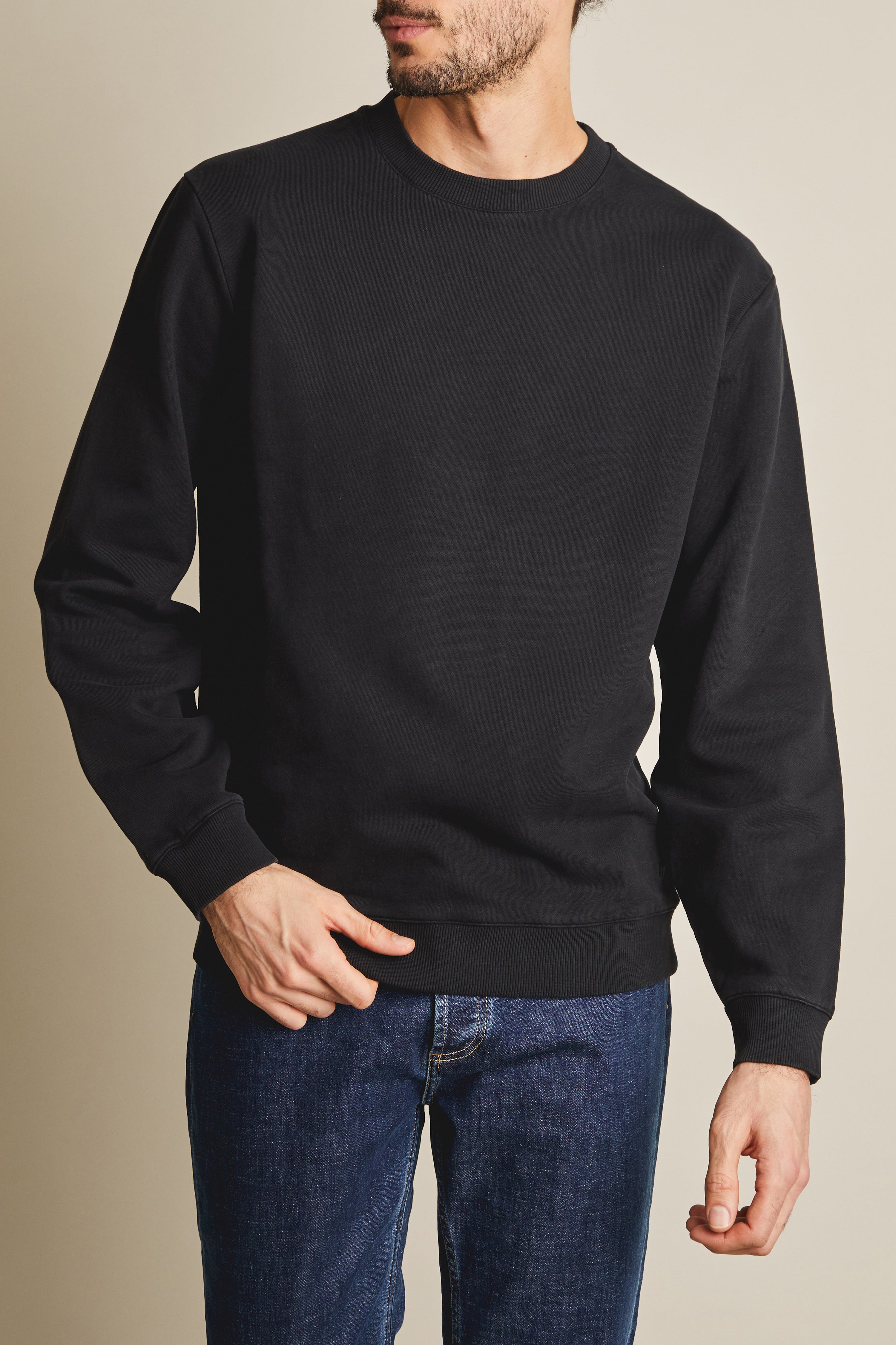 le-pantalon-sweat-fm-lpsw-5-sweat-homme-noir-coton-bio image 4