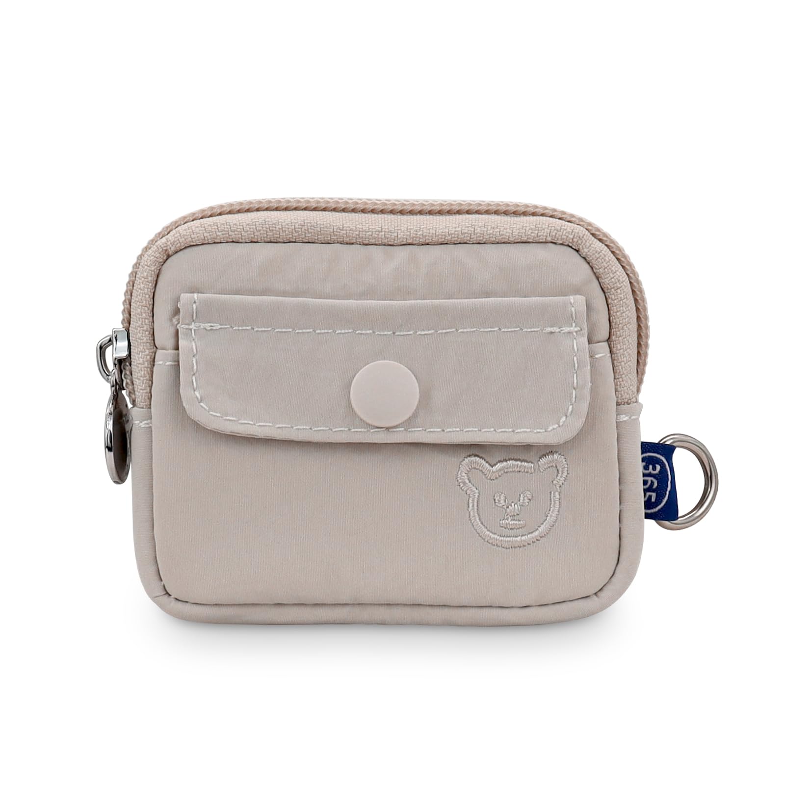 adistylinno-change-purse-porte-monnaie-beige-mini-ours-9-cm image 1