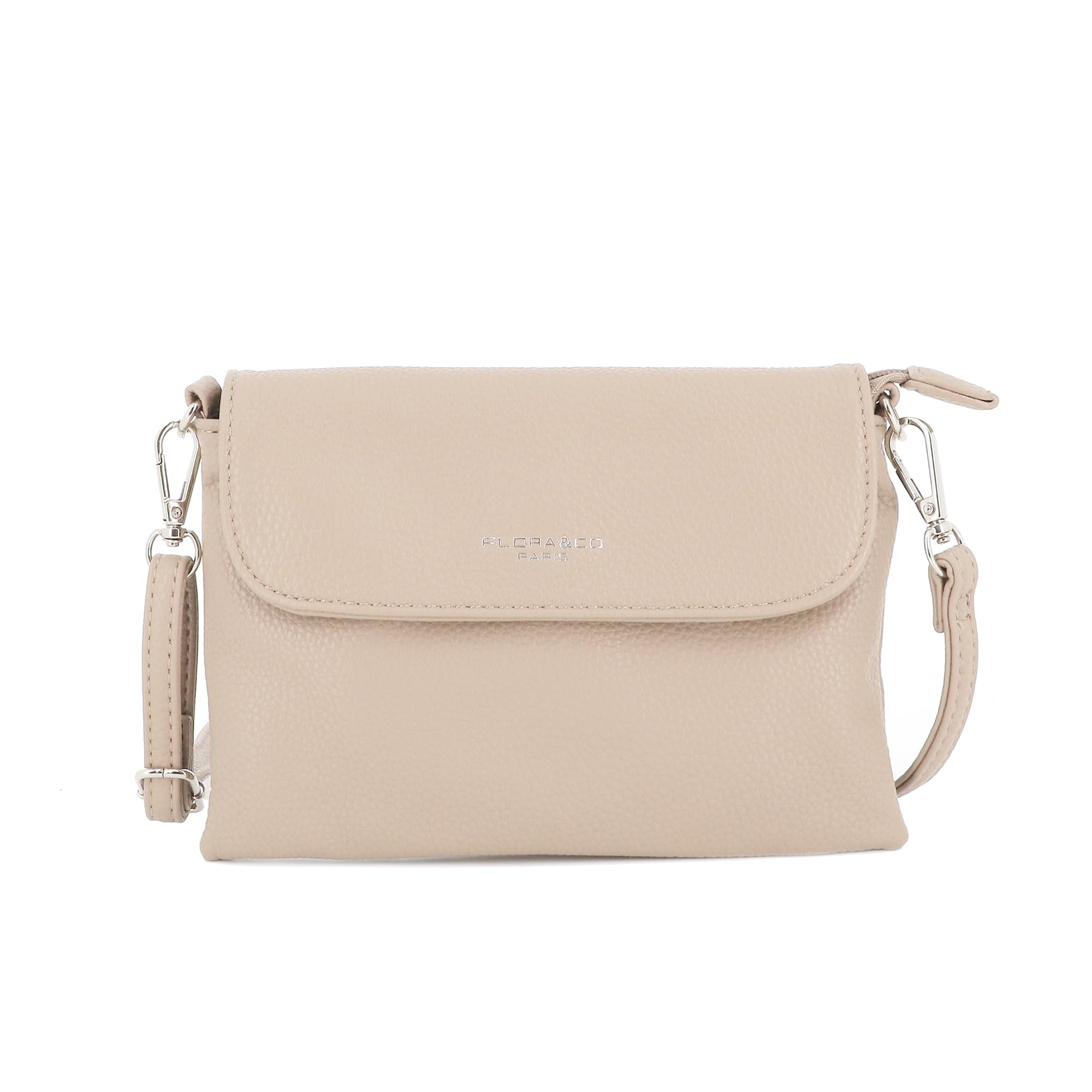 flora-co-sacs-bandouli-res-petit-sac-beige-similicuir image 1