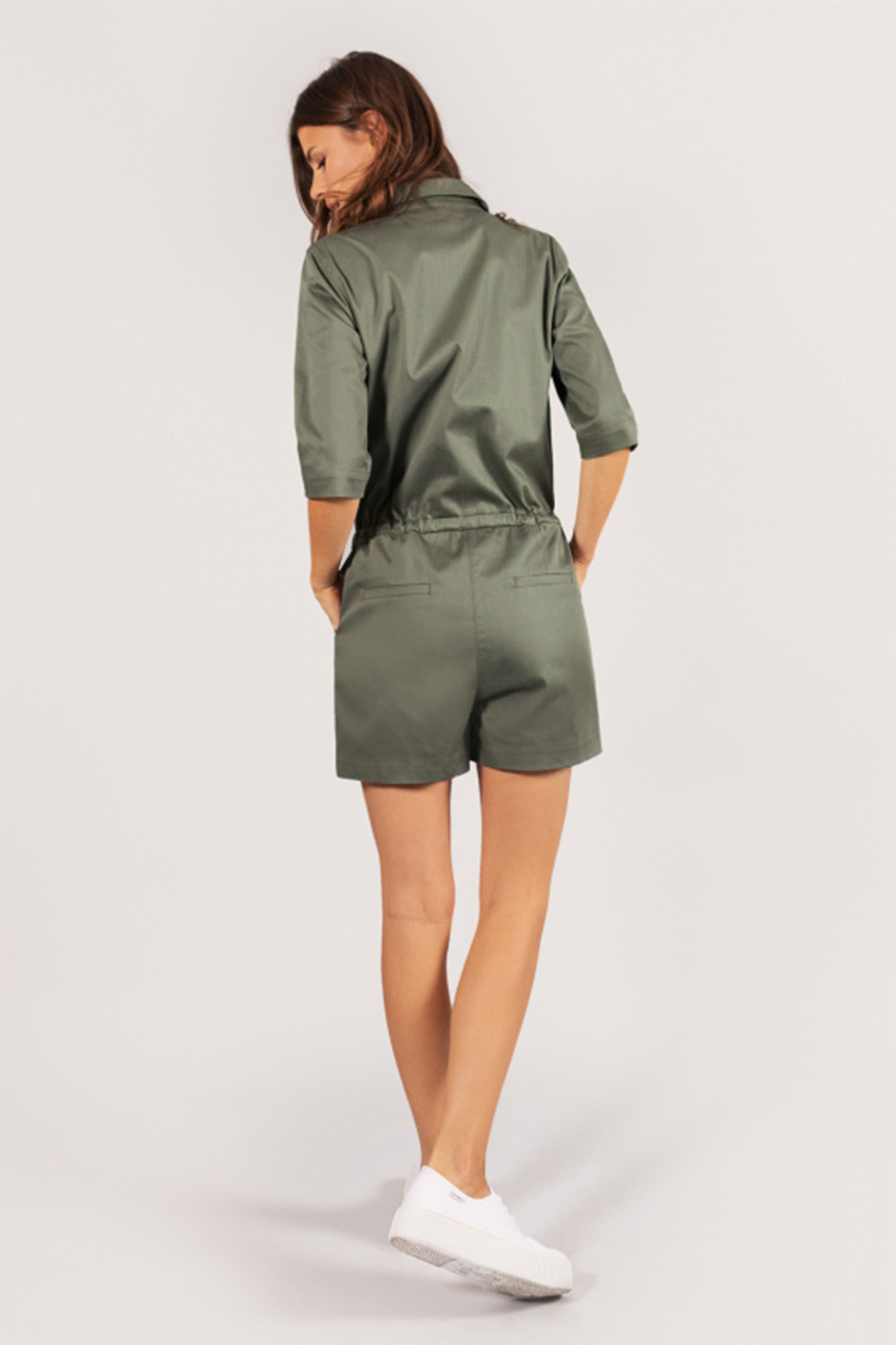 le-pantalon-combishort-fm-lpwcombs-1-combishort-kaki-coton image 4