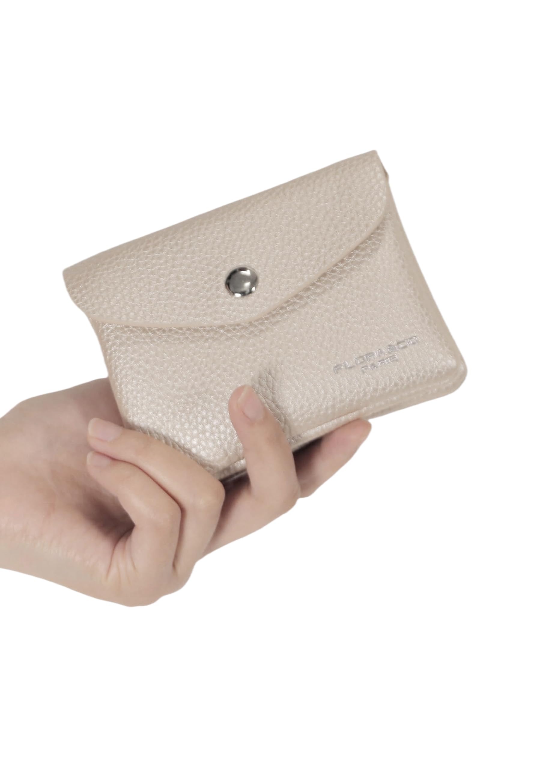 flora-co-porte-feuille-mini-femme-ivoire-similicuir-pochette-zip image 3