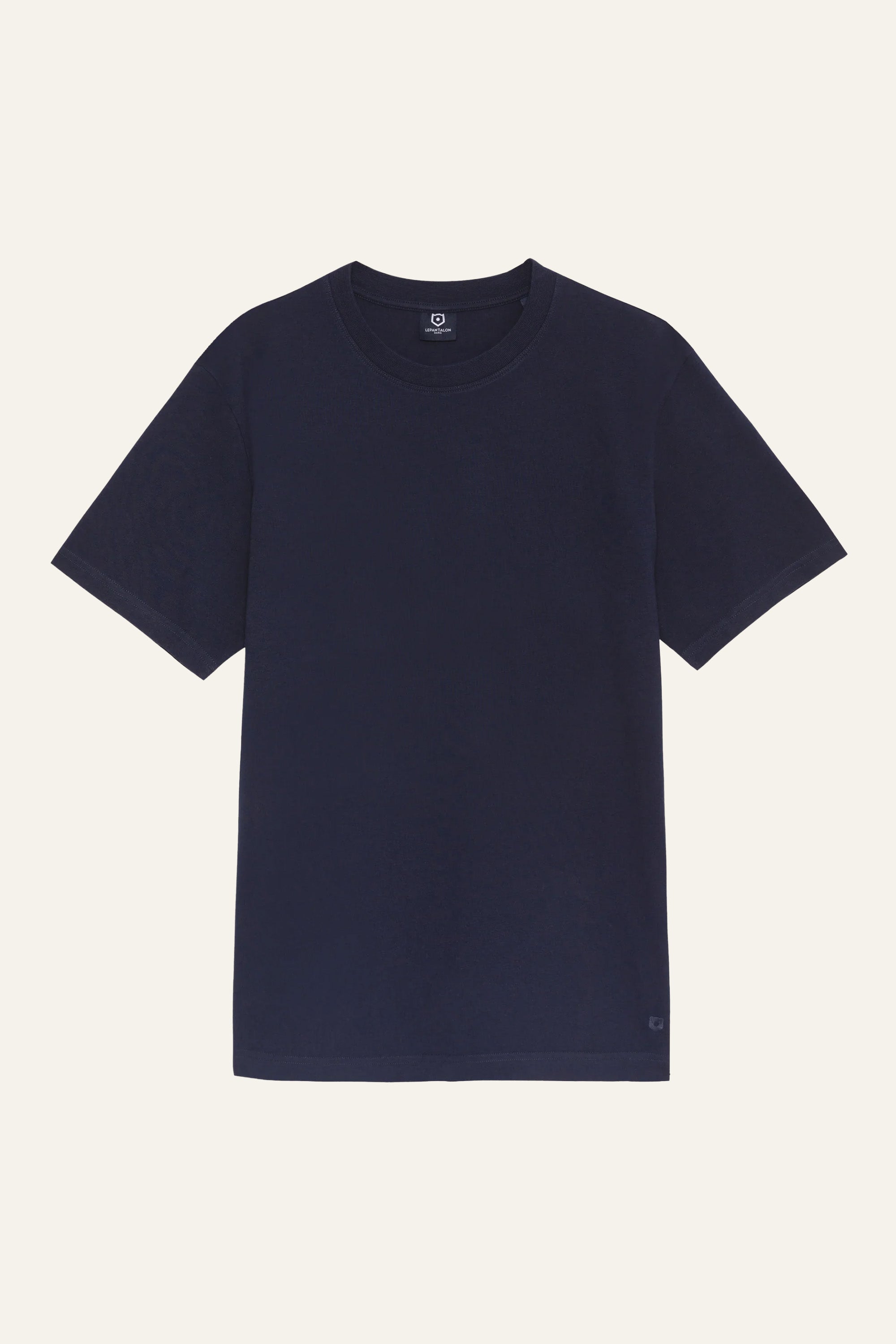 le-pantalon-t-shirts-homme-fm-lpts-1-tee-shirt-bleu-marine-bio image 1