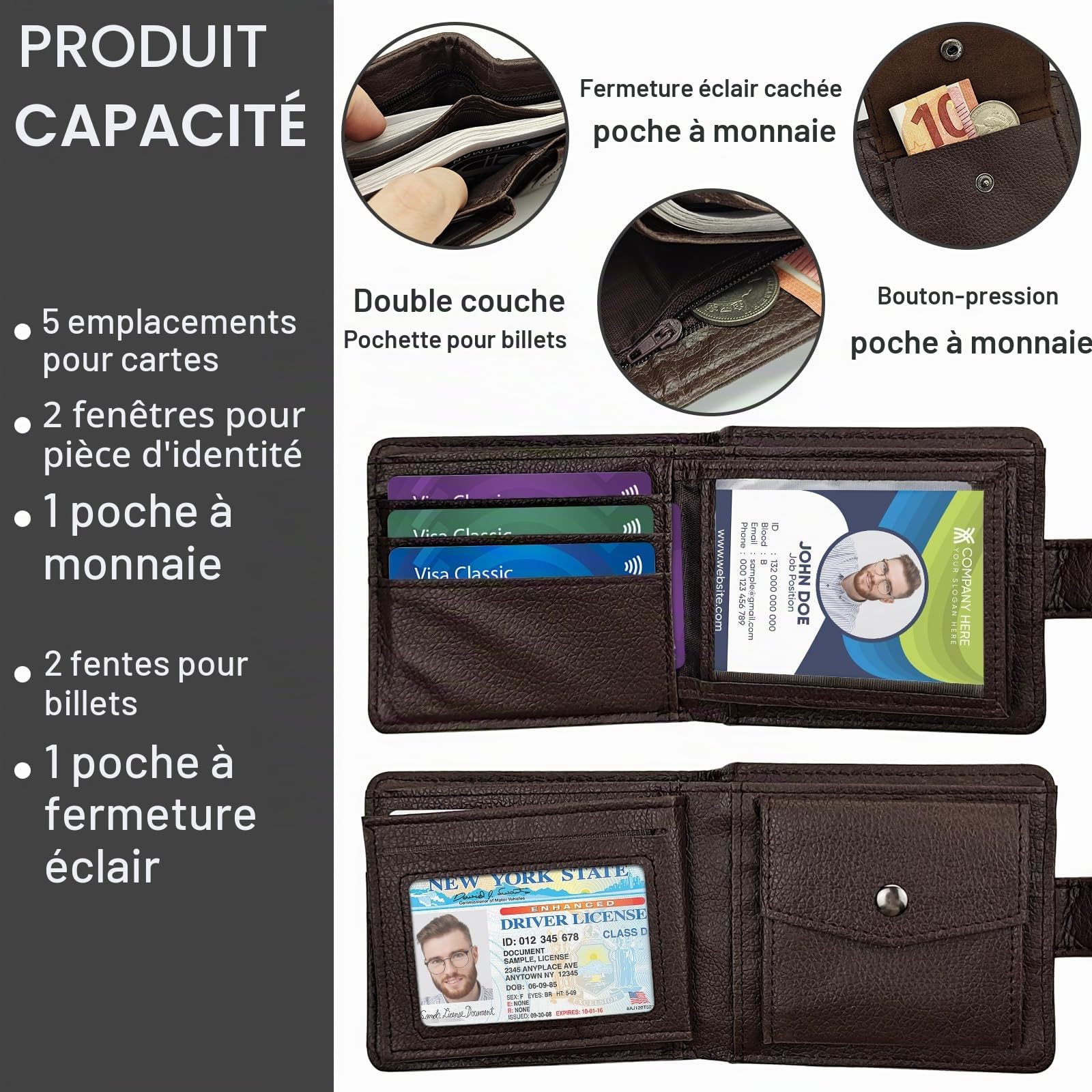 adistylinno-men-s-wallet-portefeuille-homme-marron-cuir-pu image 2