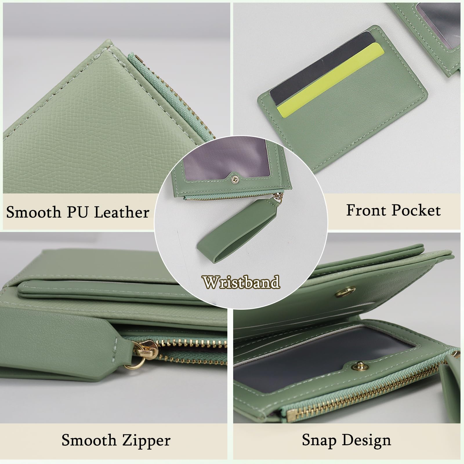 adistylinno-women-s-wallet-portefeuille-femme-vert-dragonne image 2