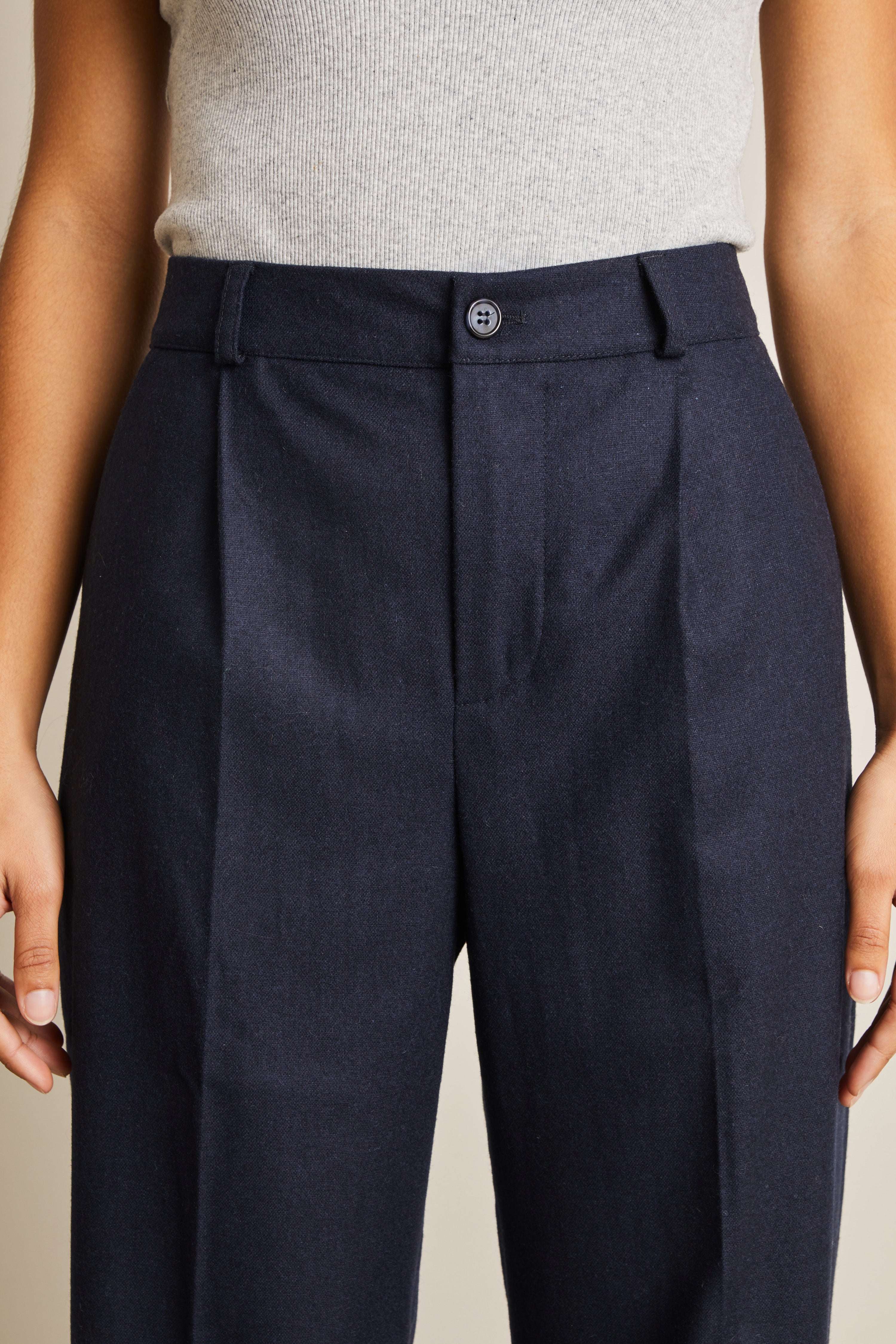 le-pantalon-palazzo-fm-lpwf-2-pantalon-flanelle-bleu-marine-laine image 3