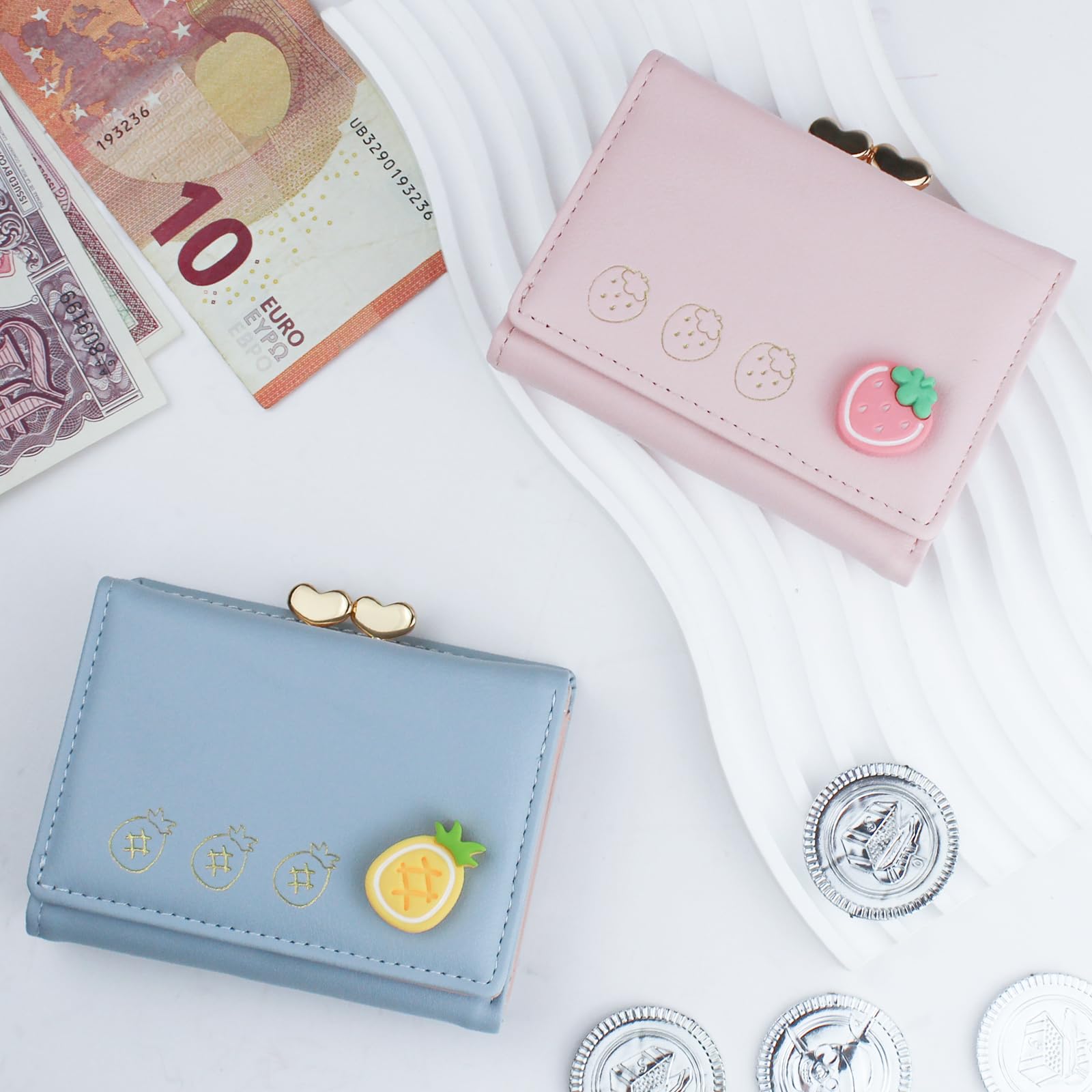 adistylinno-women-s-wallet-petit-portefeuille-fruit-c-ur image 5