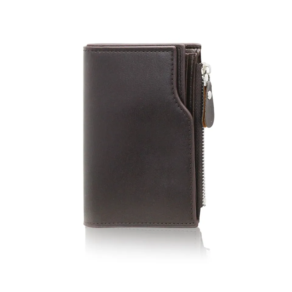 adistylinno-men-s-wallet-portefeuille-homme-marron-zip image 1