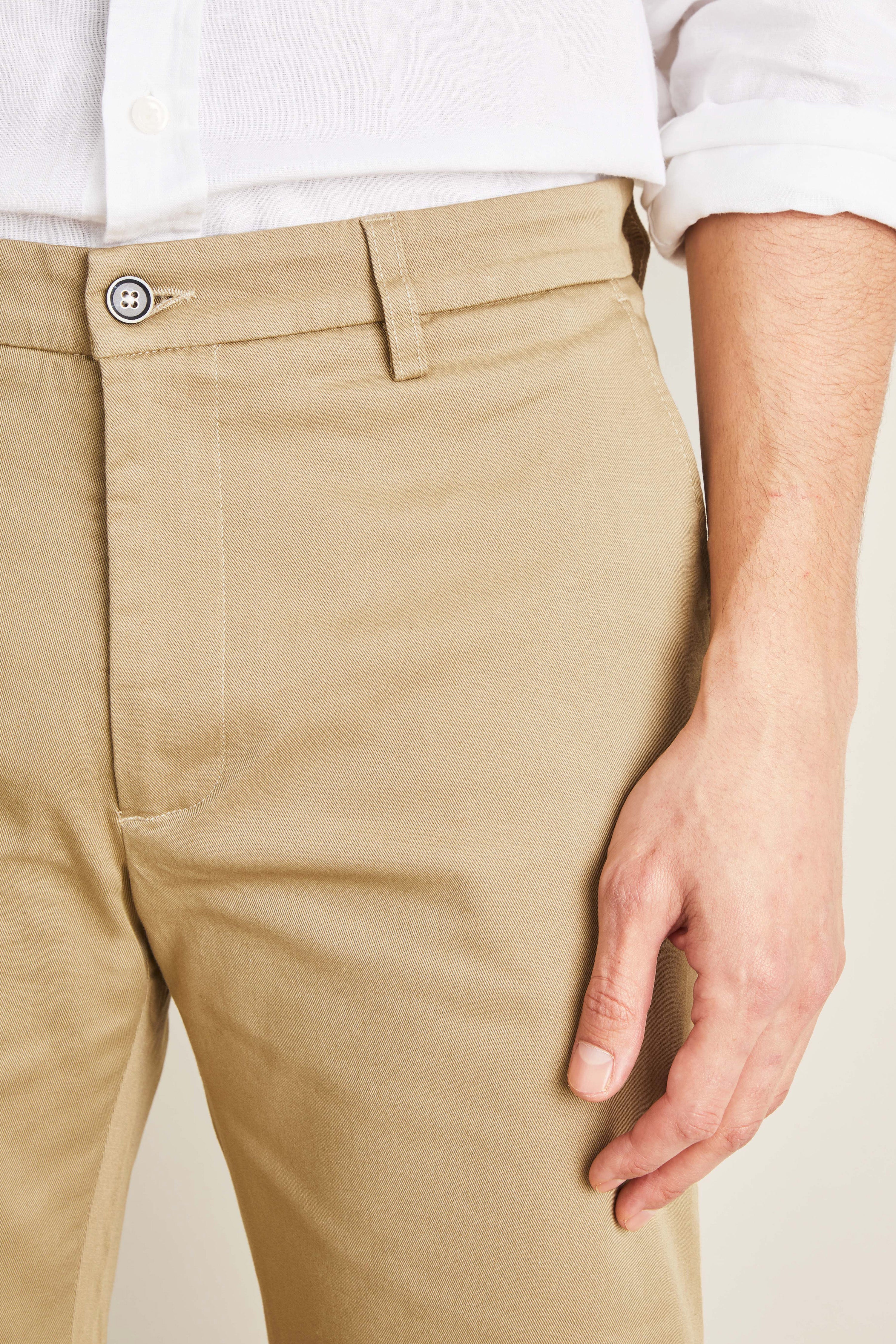 le-pantalon-bermudas-homme-bermuda-beige-short-coton image 2