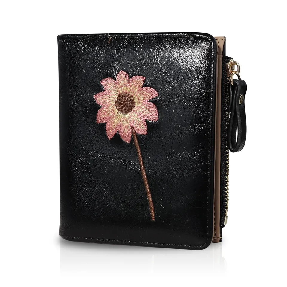 adistylinno-women-s-wallet-petit-portefeuille-floral-6-cartes image 1