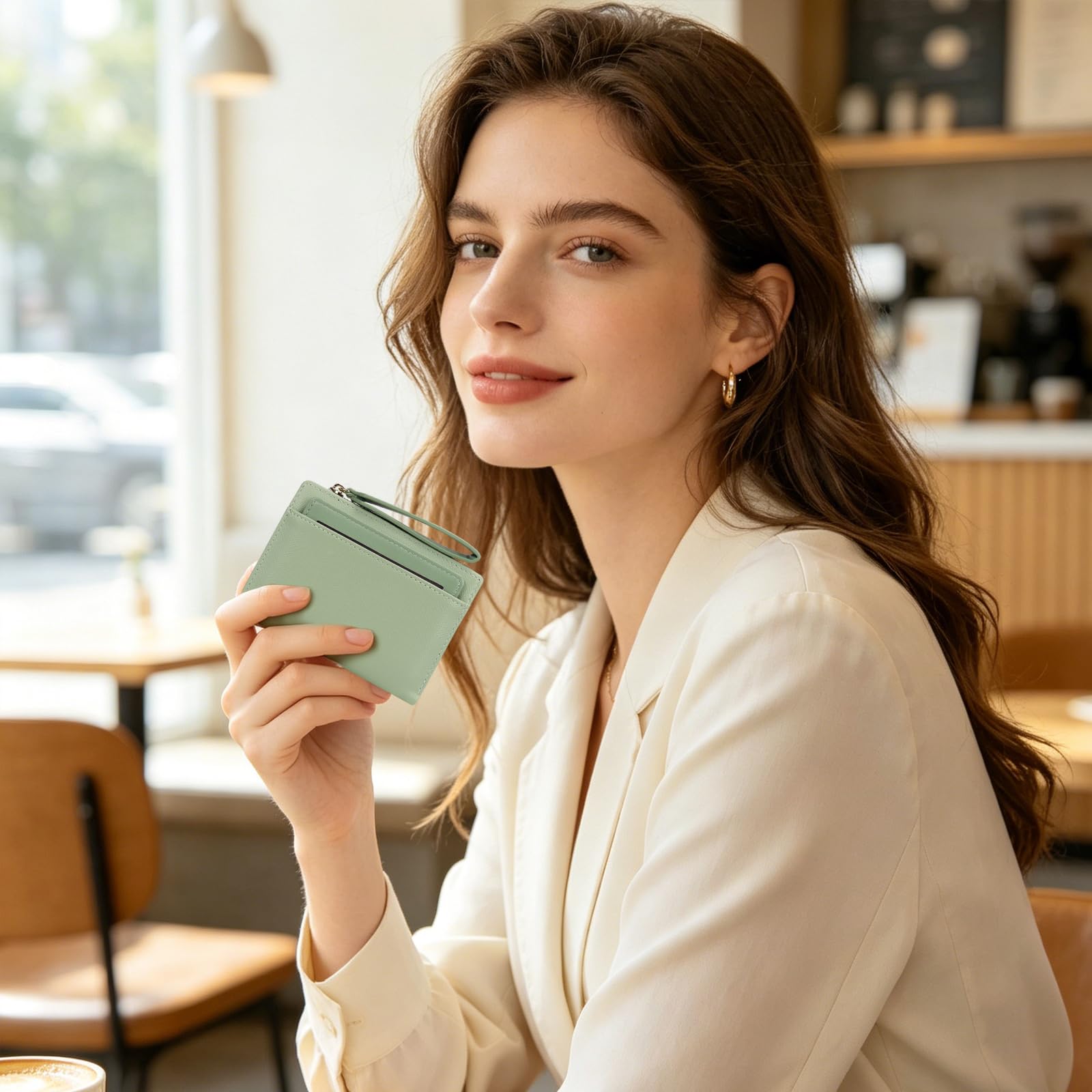 adistylinno-women-s-wallet-portefeuille-femme-vert-dragonne image 8