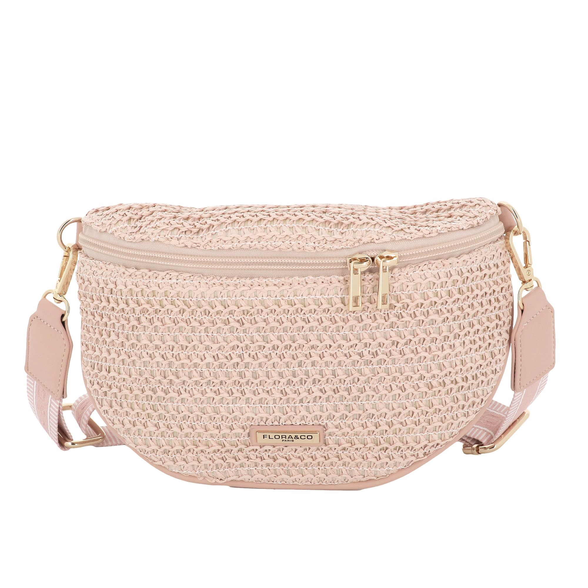 flora-co-sacs-banane-banane-femme-paille-rose image 1