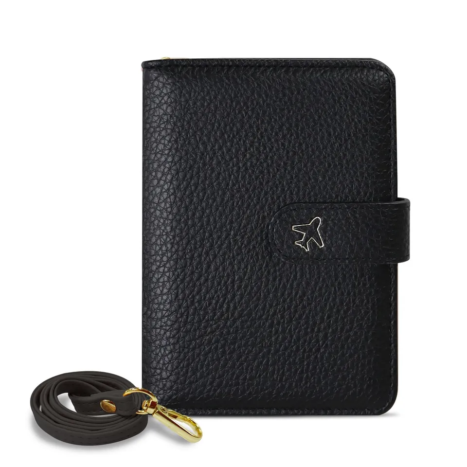 adistylinno-passport-wallet-porte-passeport-noir-rfid image 1