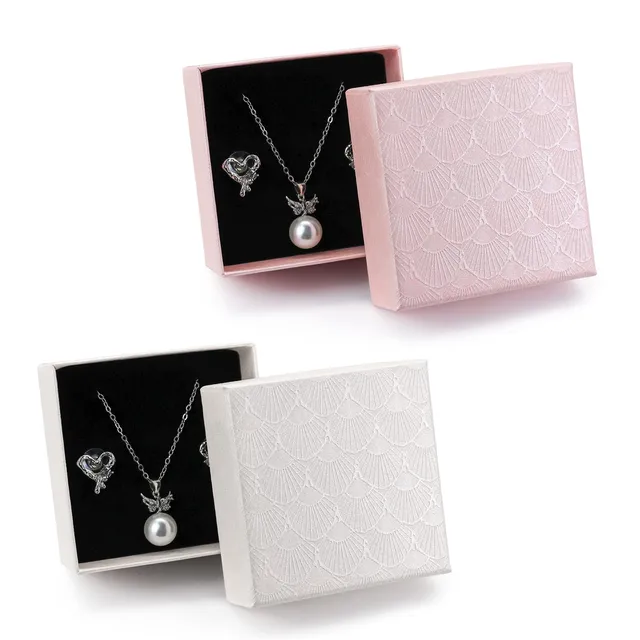 adistylinno-jewelry-box-bo-te-coquillage-rose-blanc-lot-2 image 1