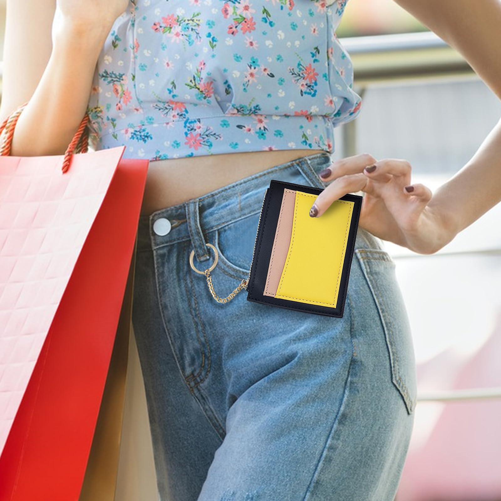 adistylinno-card-wallet-porte-cartes-femme-fin-5-cartes image 5