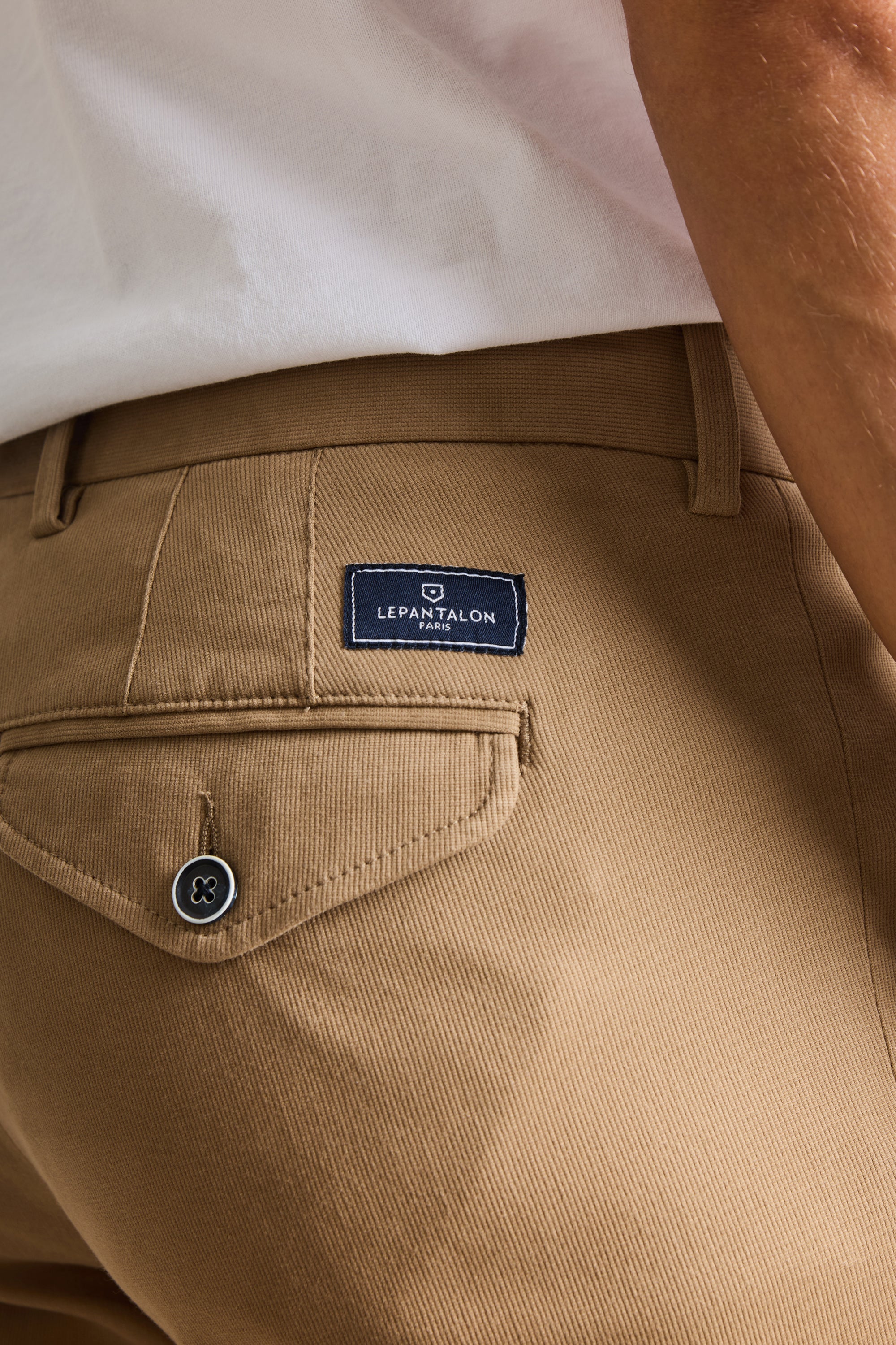 le-pantalon-chino-pinces-beige-chino-homme image 3