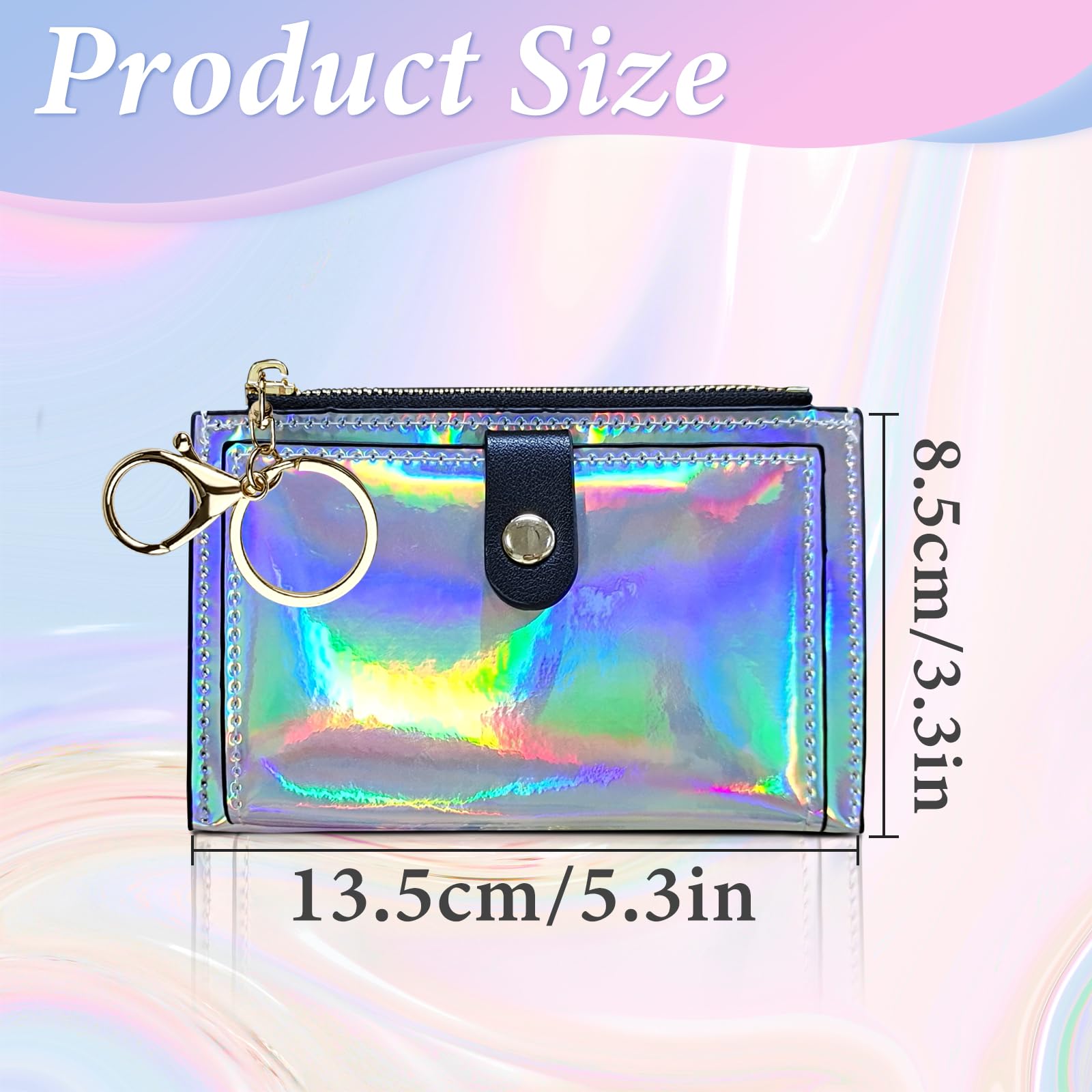adistylinno-card-wallet-porte-cartes-argent-cuir-zipp image 2