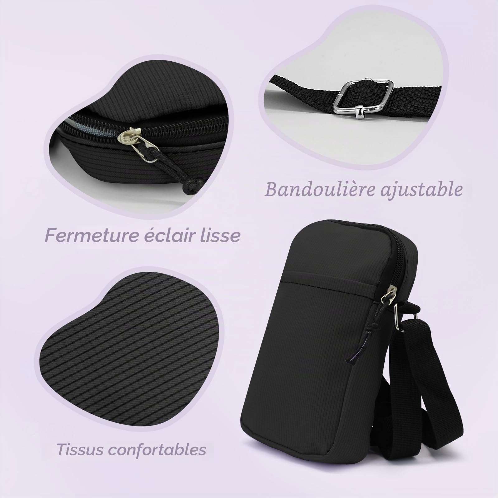 adistylinno-crossbody-sac-bandouli-re-noir-toile-t-l-phone image 4