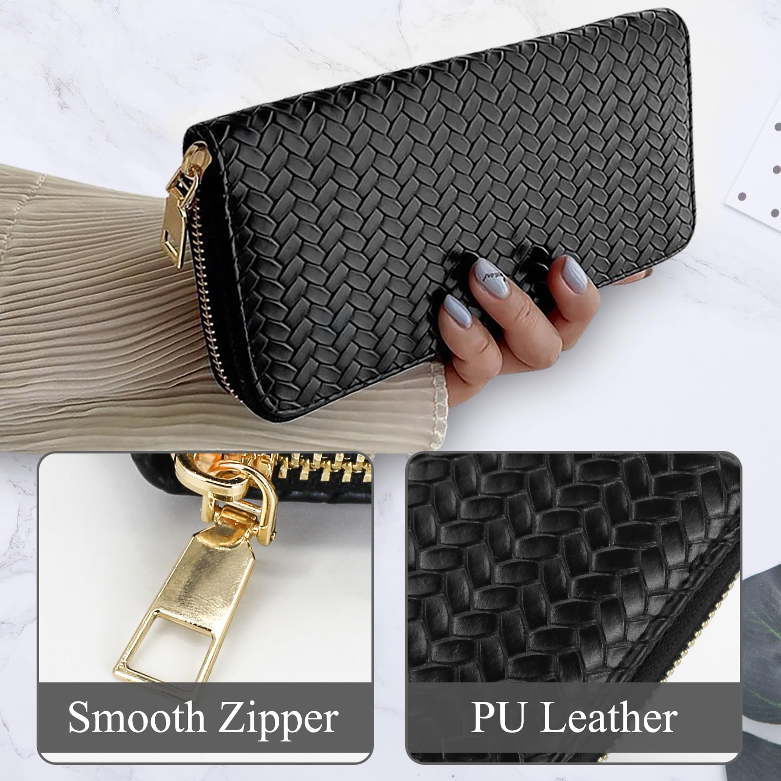 adistylinno-women-s-wallet-portefeuille-femme-noir-tress-19-cm image 3