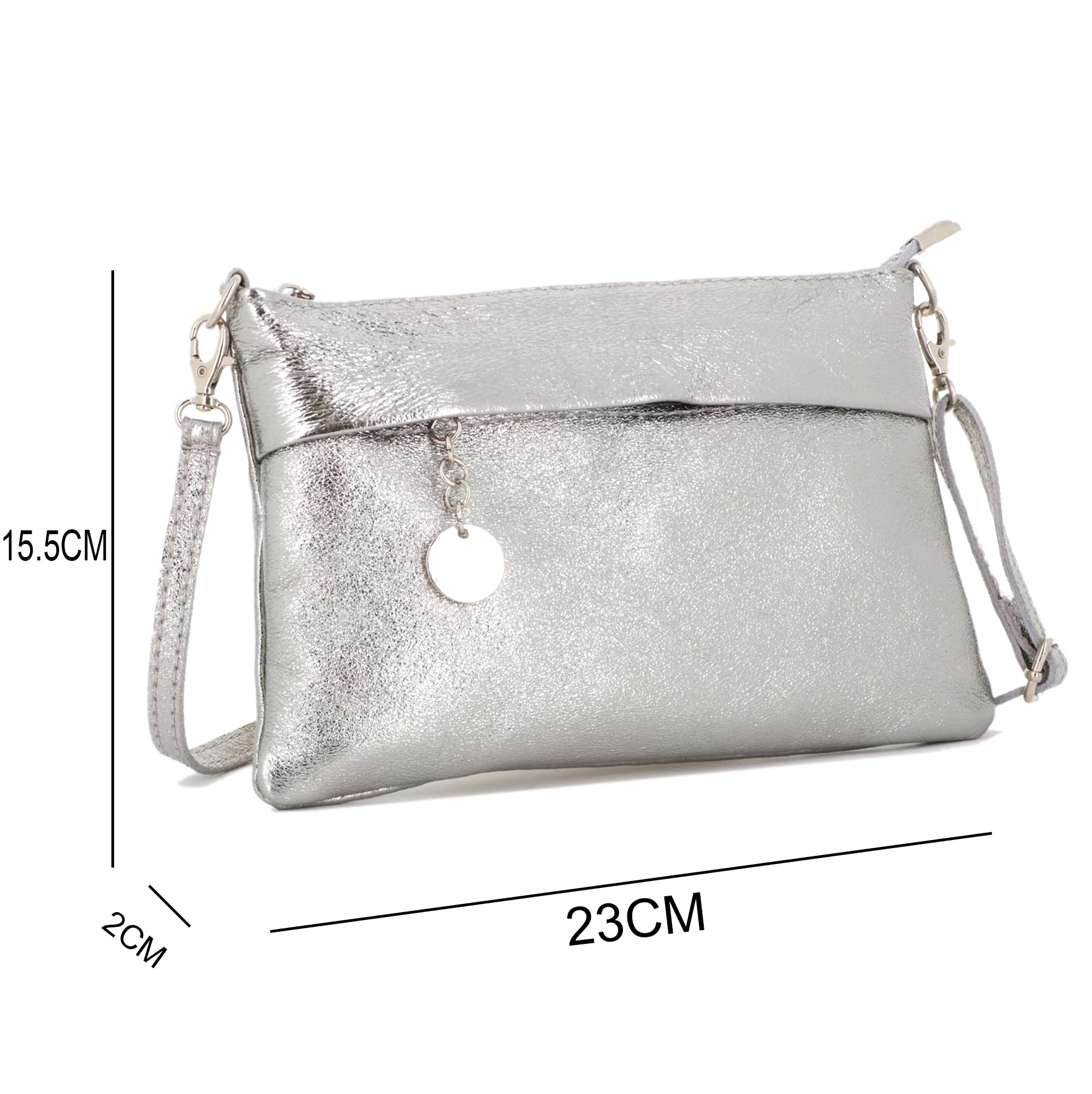 double-tree-sac-bandouli-re-cuir-iris-argent image 2
