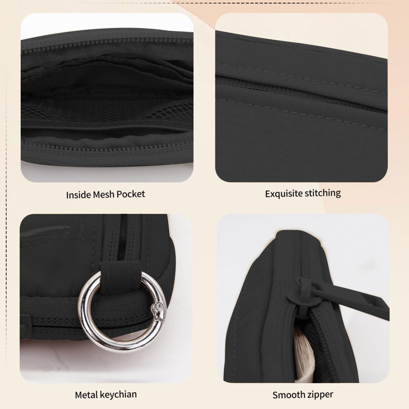 adistylinno-card-wallet-portefeuille-femme-noir-nylon-zip image 4