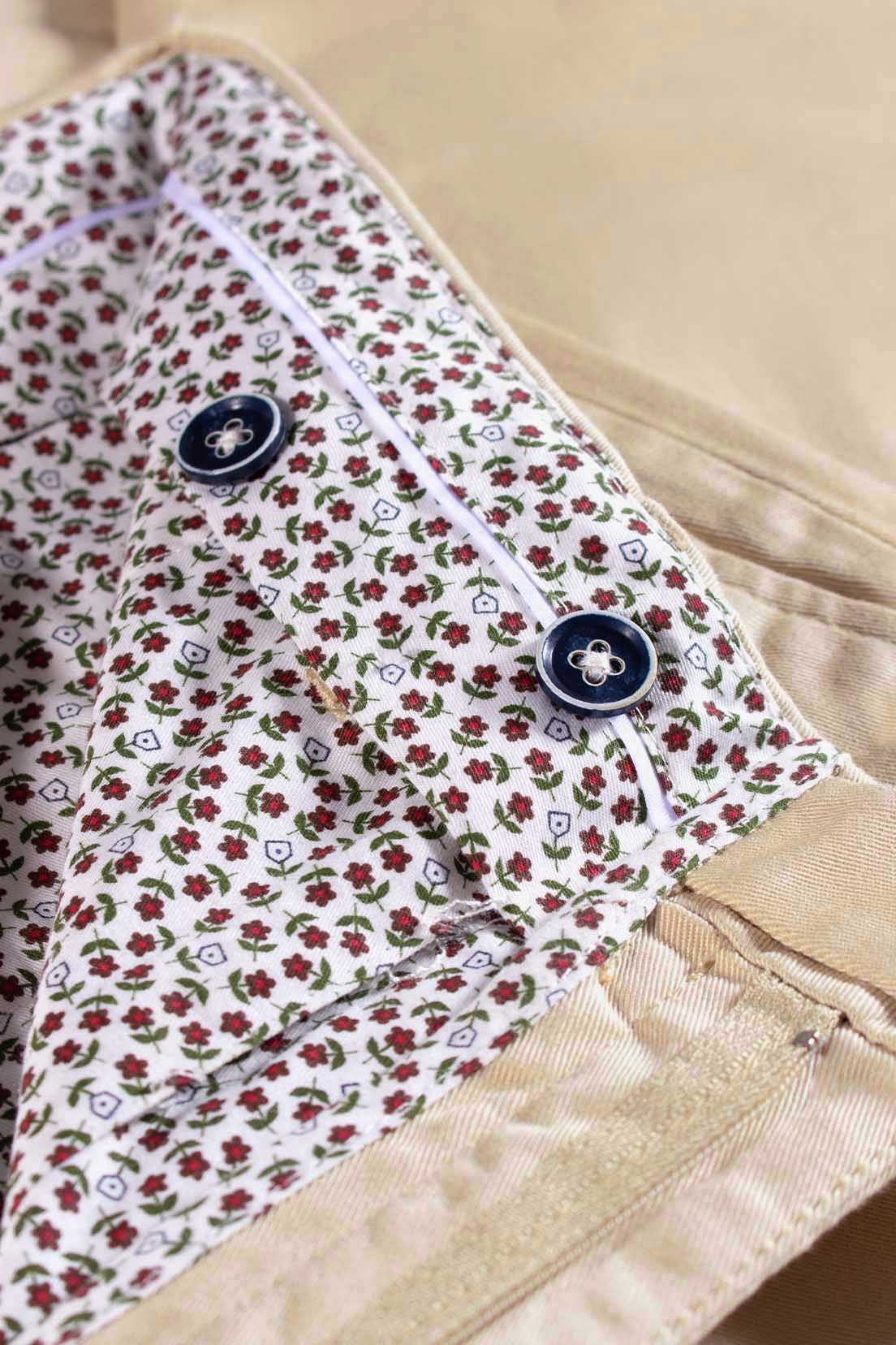le-pantalon-chinos-homme-chino-beige-clair-coton image 2