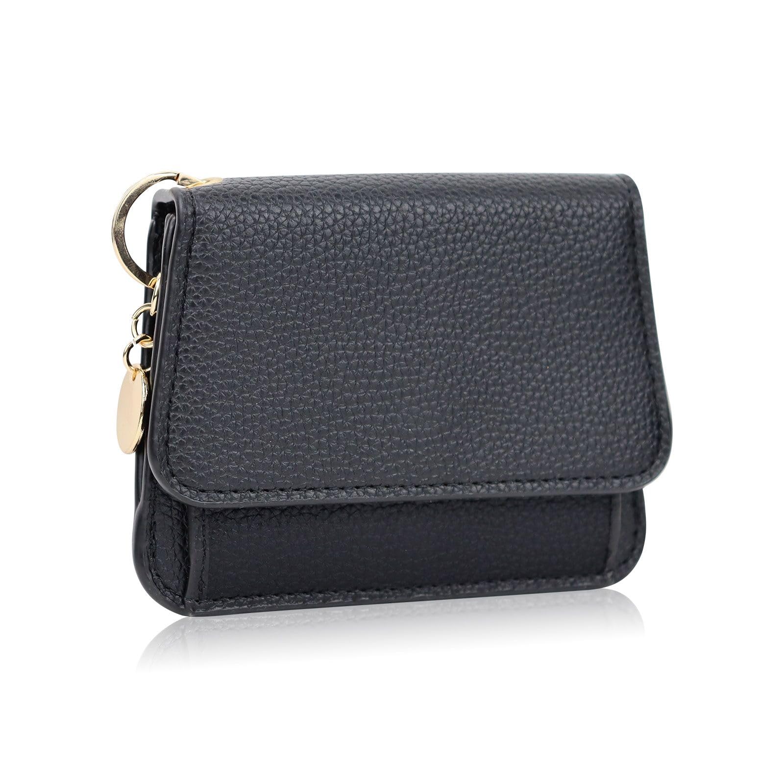 adistylinno-women-s-wallet-portefeuille-femme-noir-bouton image 1