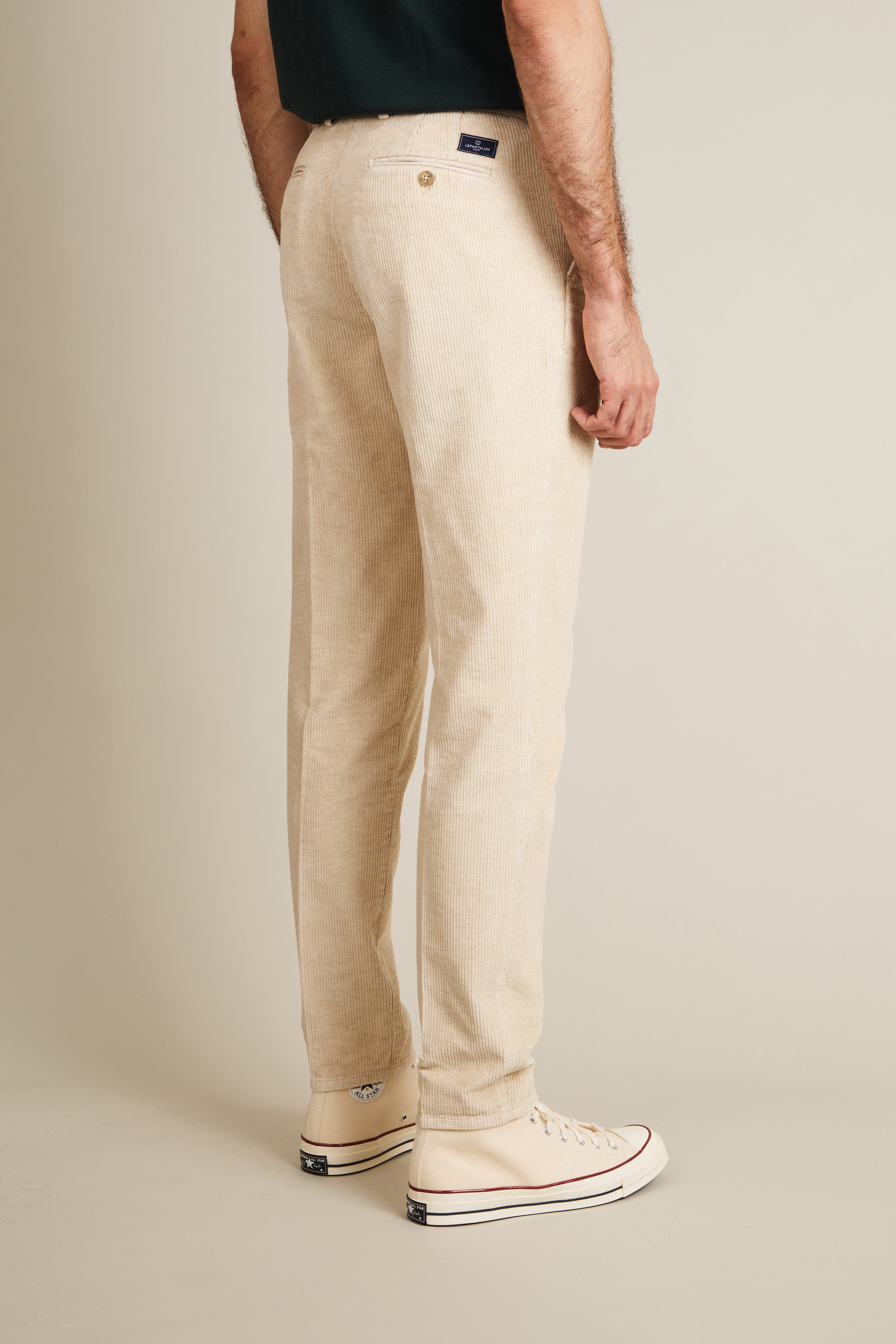 le-pantalon-chino-fm-lpcvp-2-pantalon-velours-cru-coton image 4