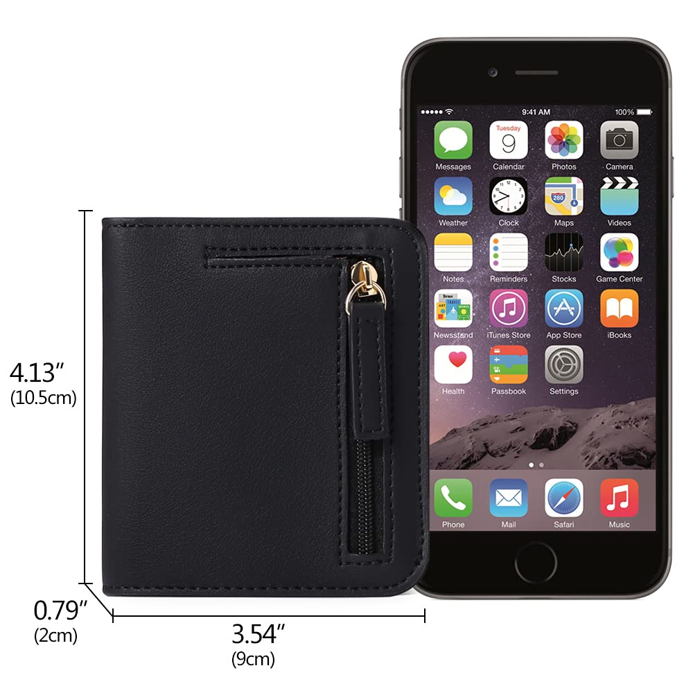 gaekeao-women-s-small-wallet-portefeuille-femme-noir image 4