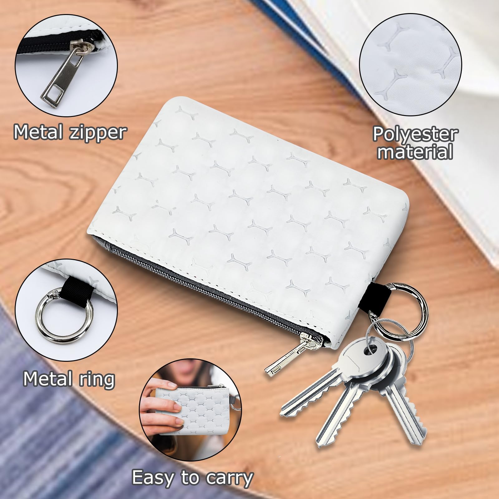 adistylinno-change-purse-porte-monnaie-blanc-mini-zip-12-cm image 3