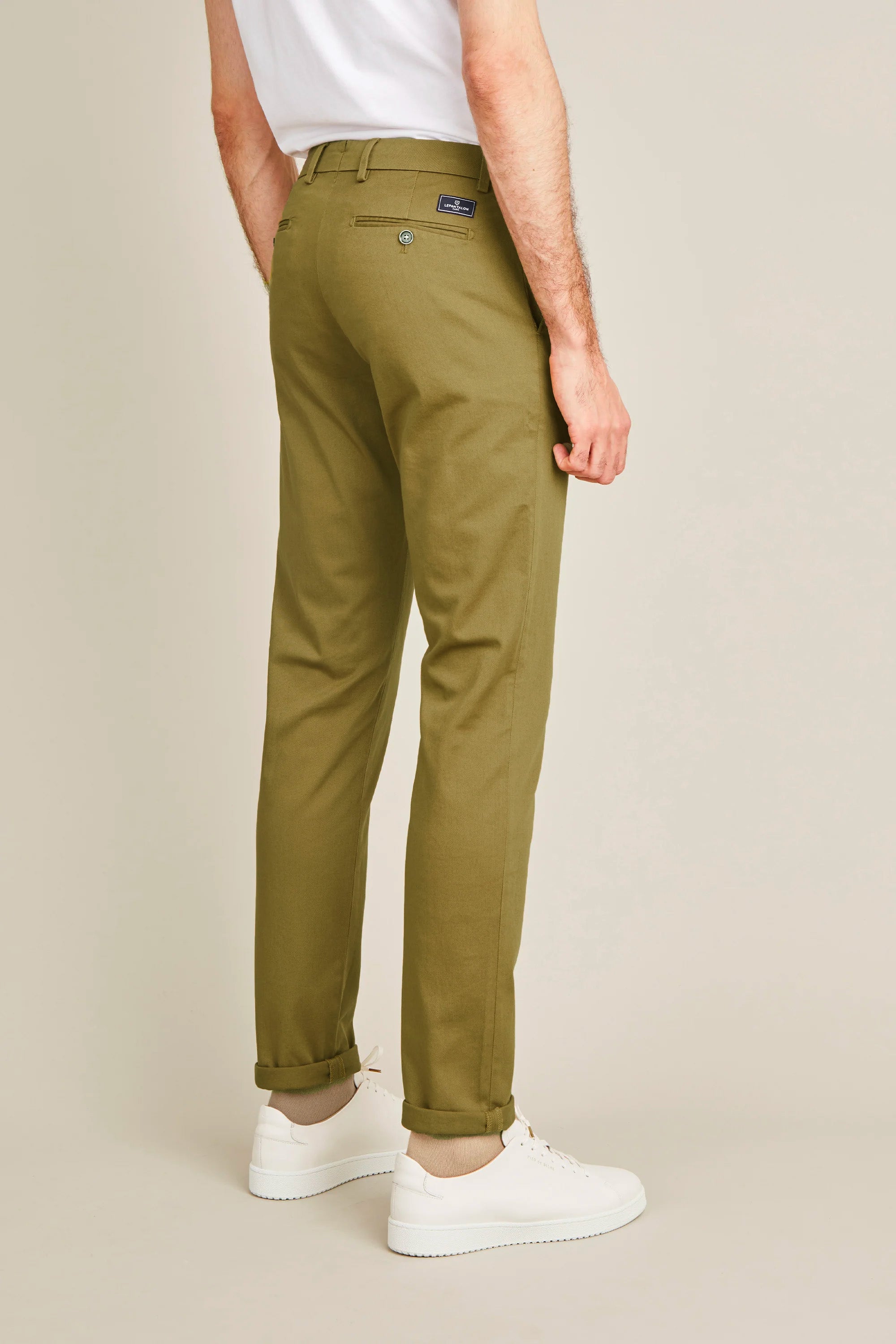 le-pantalon-chinos-fm-lpc-28-chino-bronze-coton-stretch image 3