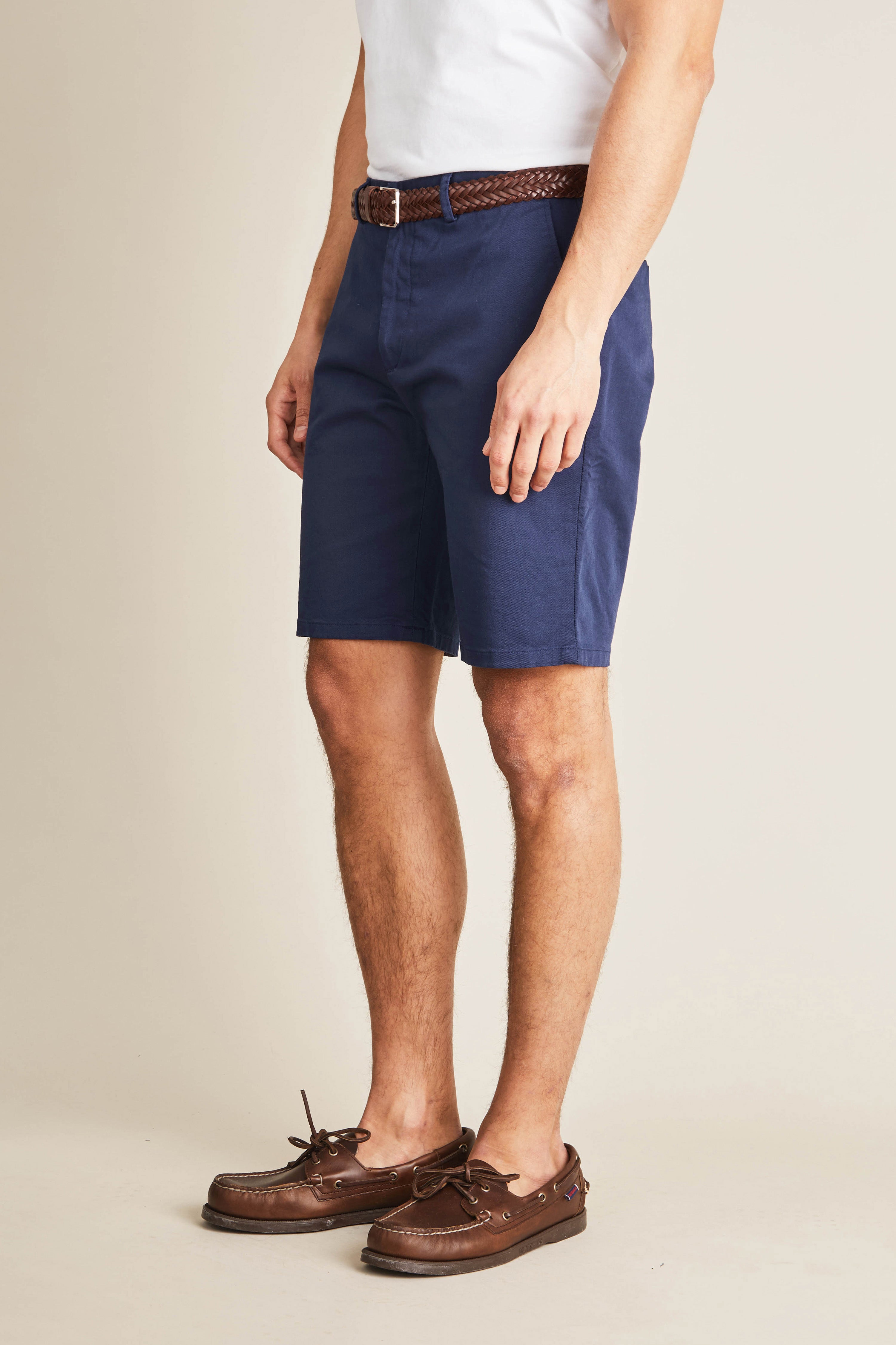 le-pantalon-bermudas-homme-bermuda-bleu-roi-coton image 5