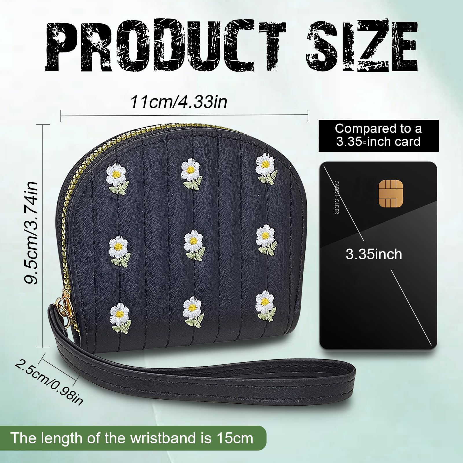 adistylinno-women-s-wallet-portefeuille-femme-noir-fleurs image 2