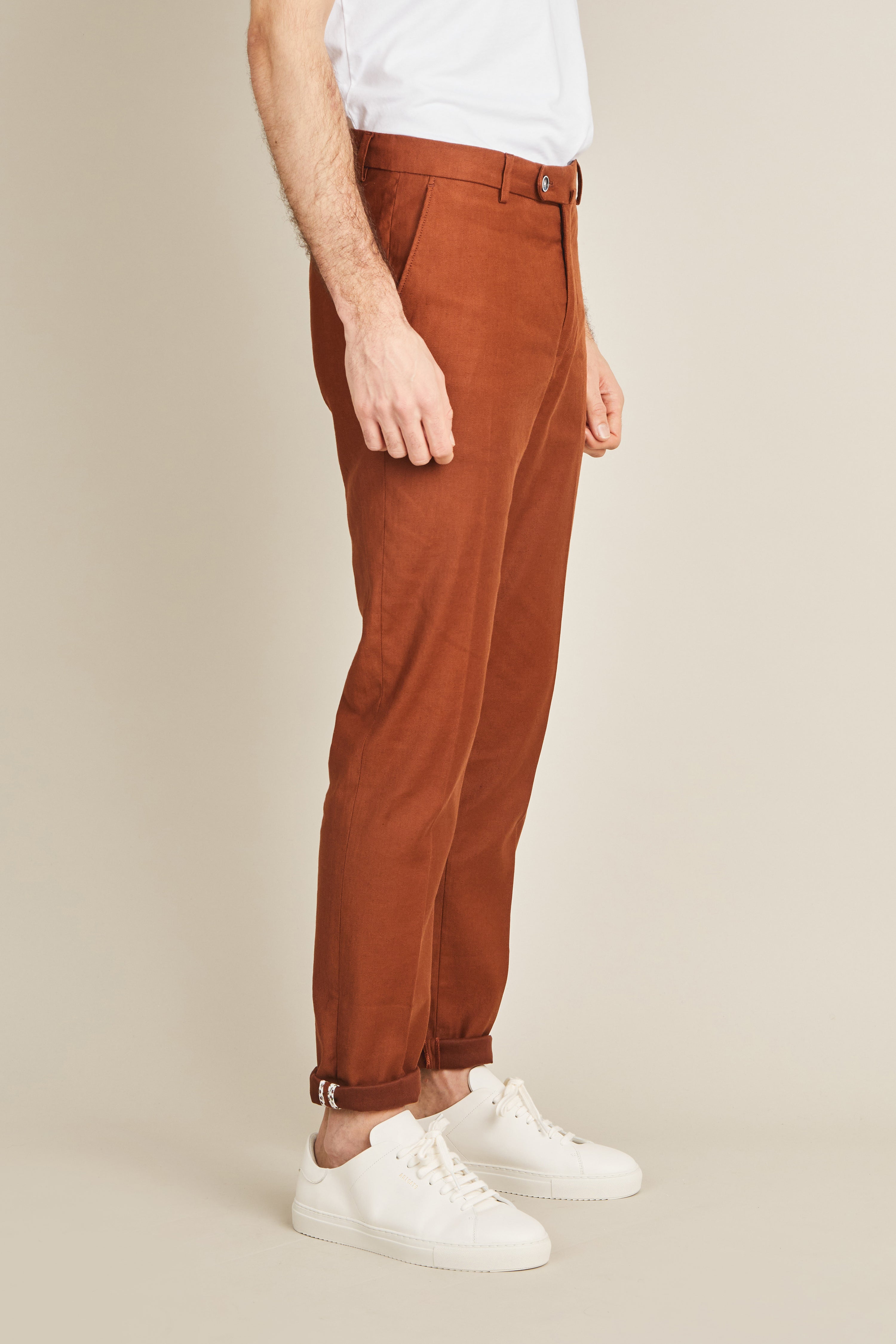 le-pantalon-chino-coton-lin-terracotta-chino-t-l-ger image 5