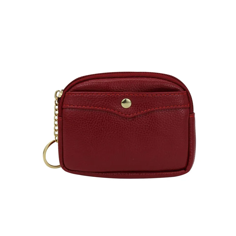 adistylinno-change-purse-porte-monnaie-rouge-zip-synth-tique image 1
