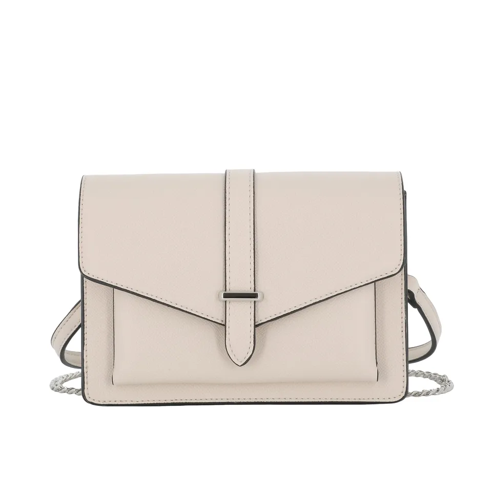 flora-co-sacs-bandouli-res-double-cha-ne-beige-sac-soir-e image 1