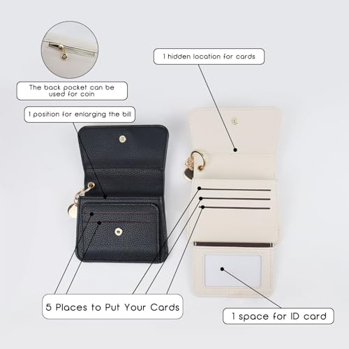 adistylinno-women-s-wallet-portefeuille-femme-noir-bouton image 8