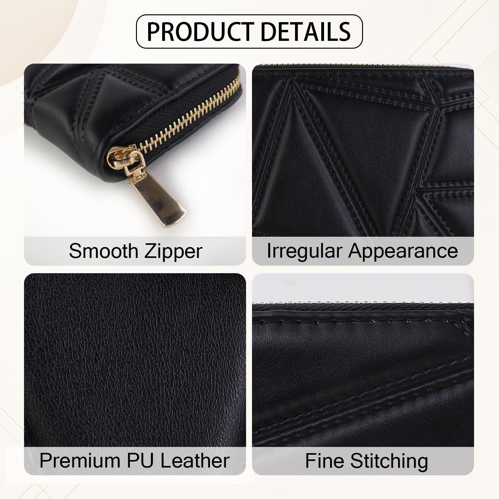 adistylinno-portefeuille-femme-cuir-synth-tique-blanc-zip-8-cartes image 3