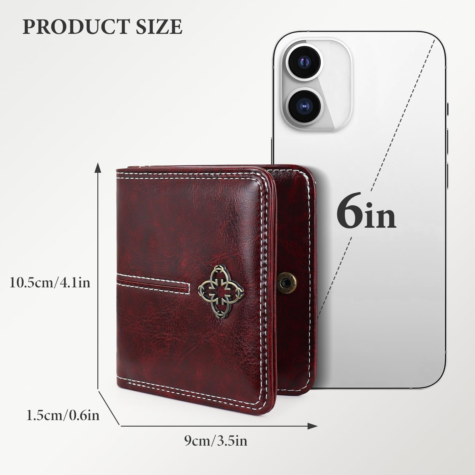 adistylinno-women-s-wallet-petit-portefeuille-rouge-floral image 2