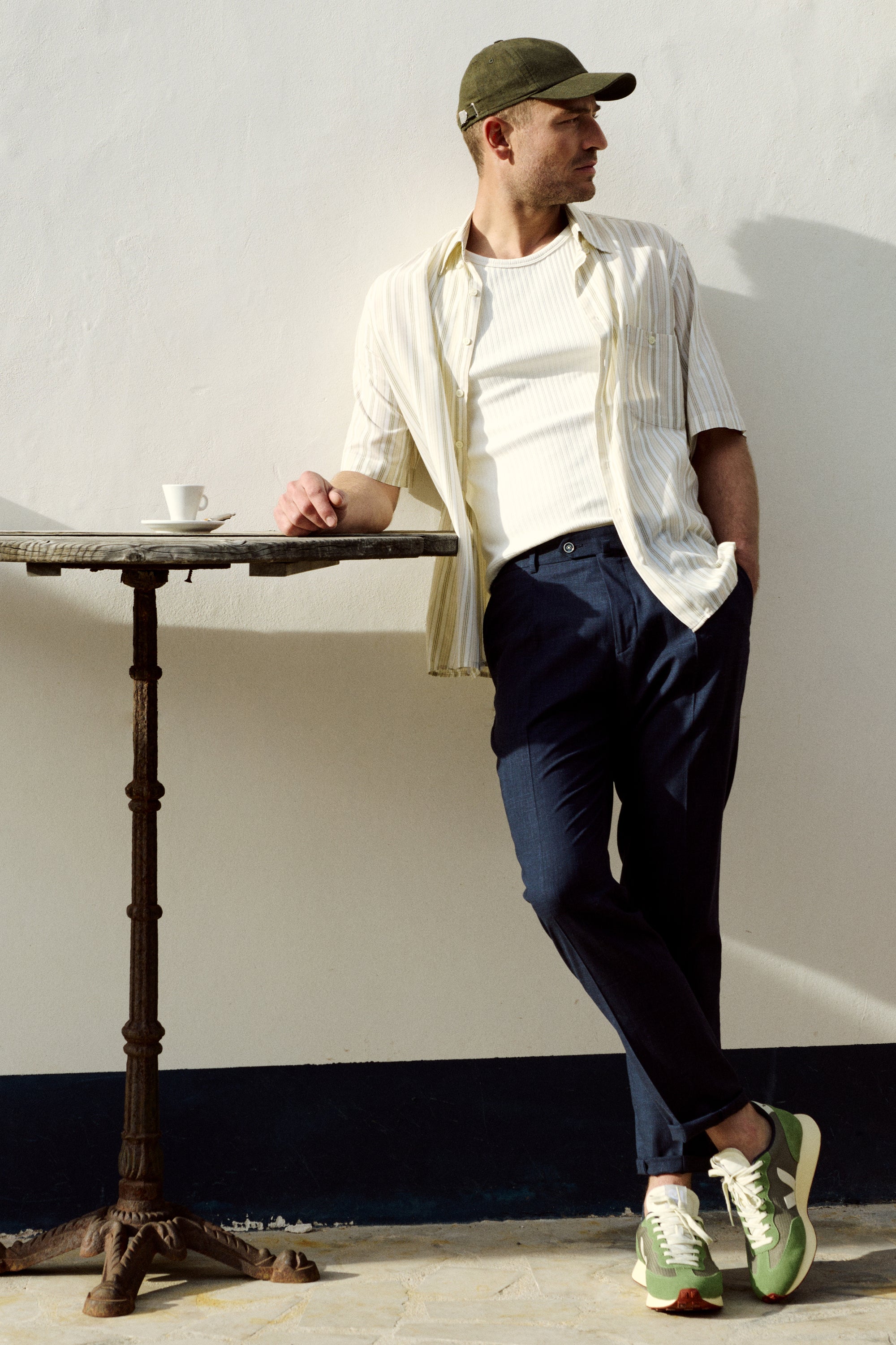 le-pantalon-pantalon-pinces-bleu-marine-homme-lin-l-ger image 6