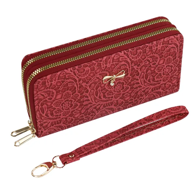 adistylinno-women-s-wallet-portefeuille-rouge-floral-20-cm image 1