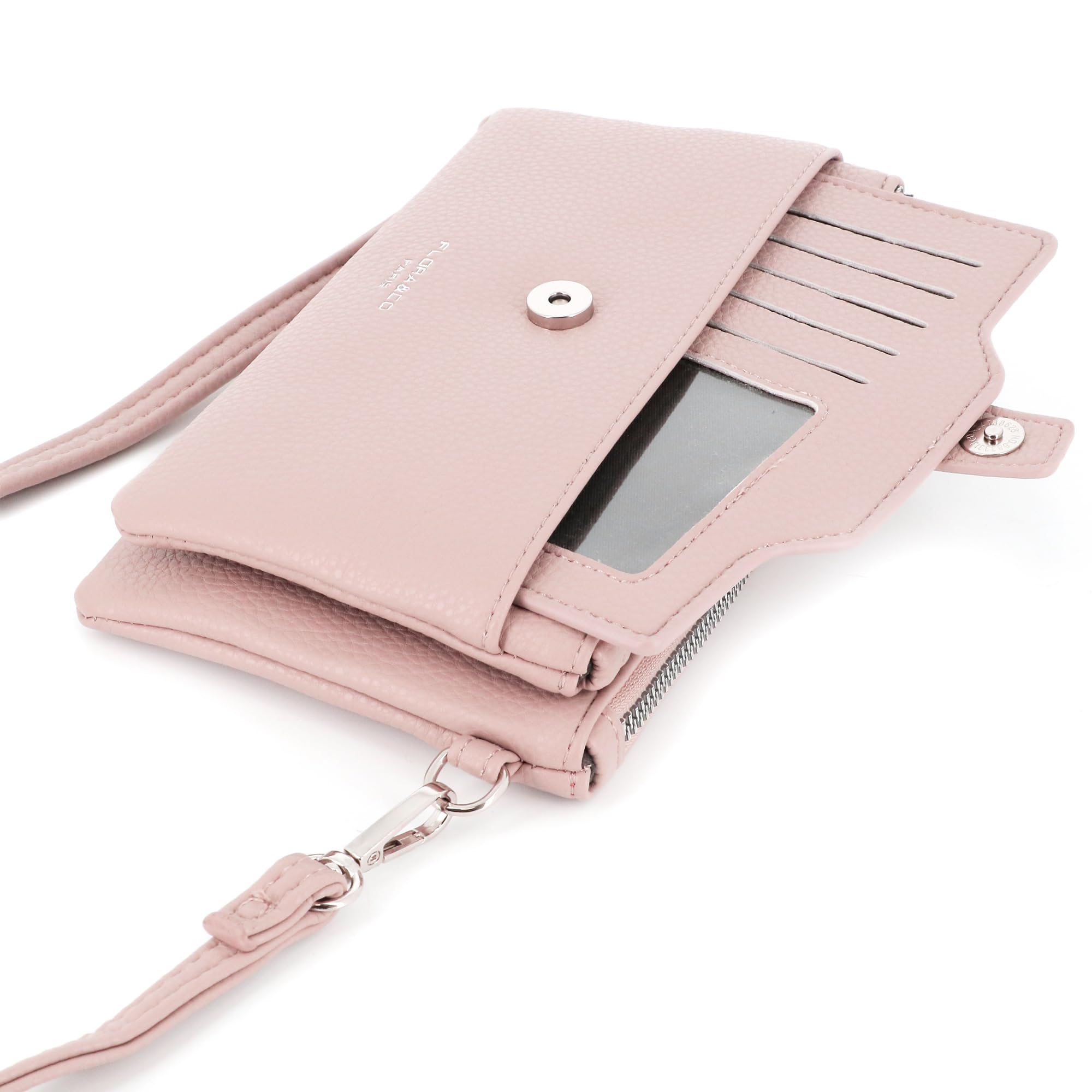 flora-co-pochettes-t-l-phones-pochette-rose-porte-cartes image 5