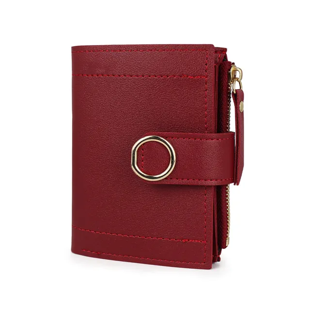adistylinno-women-s-wallet-portefeuille-femme-rouge-cuir-pu image 1