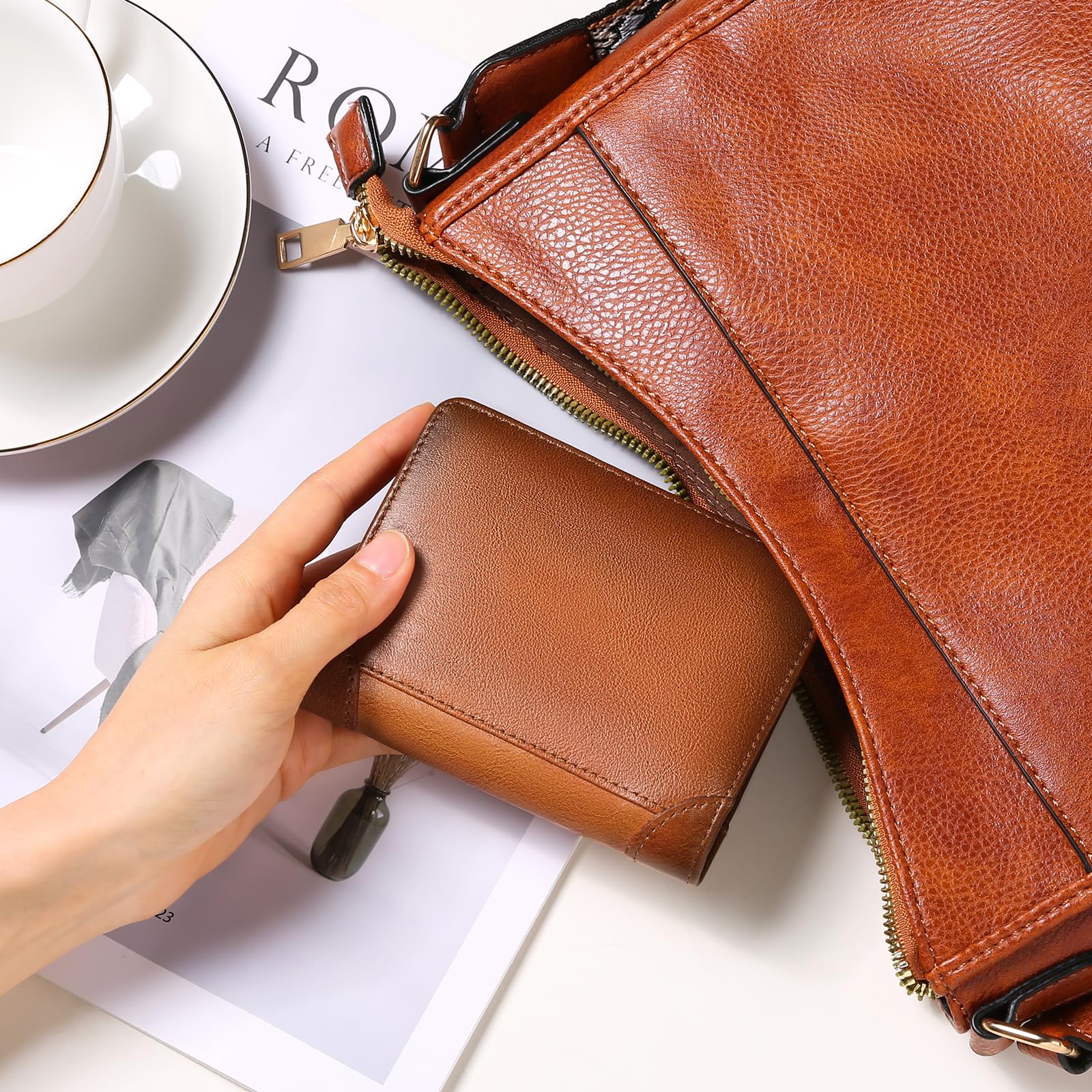 gaekeao-card-holder-wallet-portefeuille-homme-cuir-bleu-marine-rfid image 8