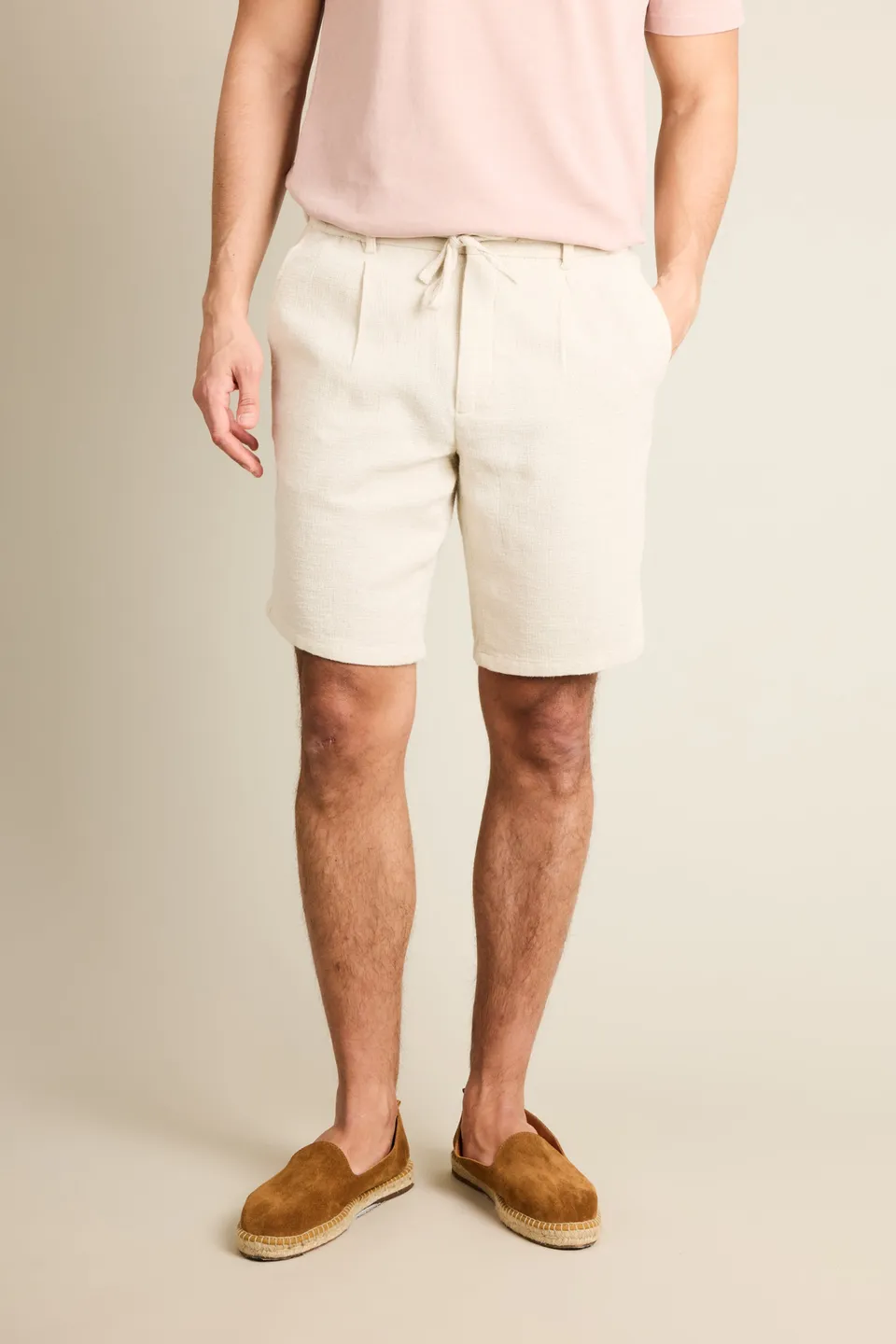 le-pantalon-bermudas-homme-fm-lpba-1-bermuda-cru-lin-coton-large image 1