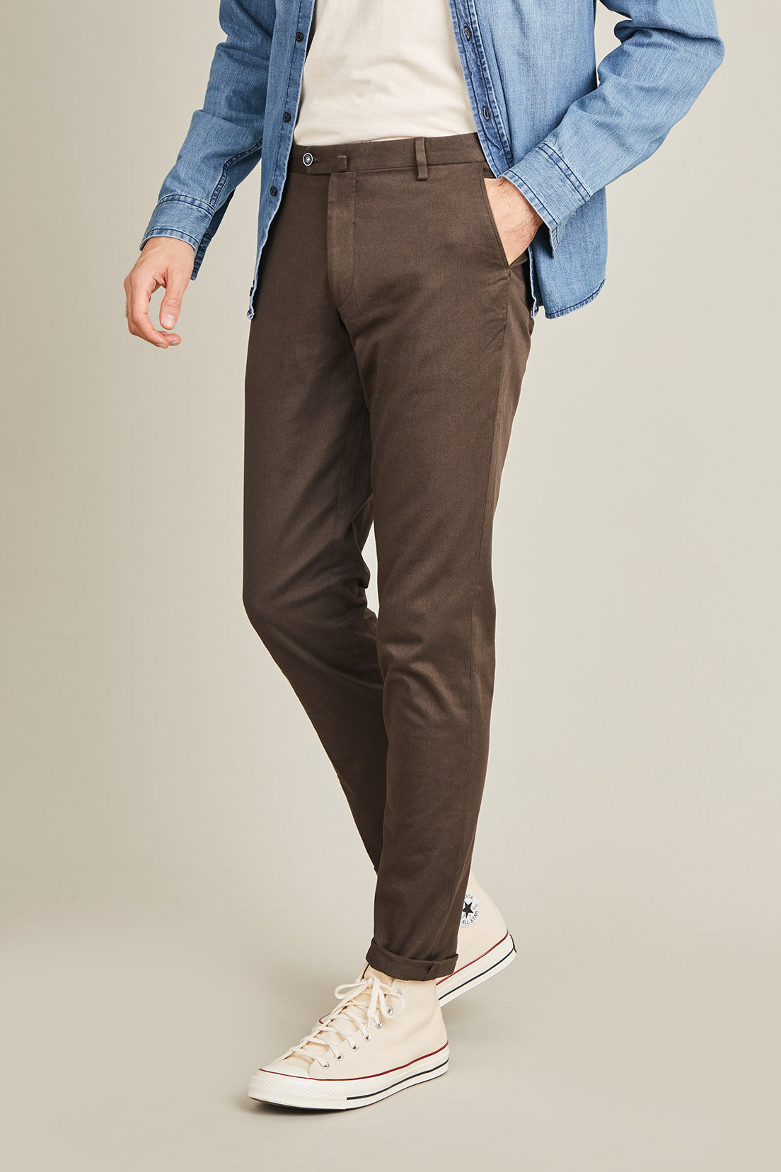 le-pantalon-chino-fm-lpc-20-pantalon-noisette-coton image 6