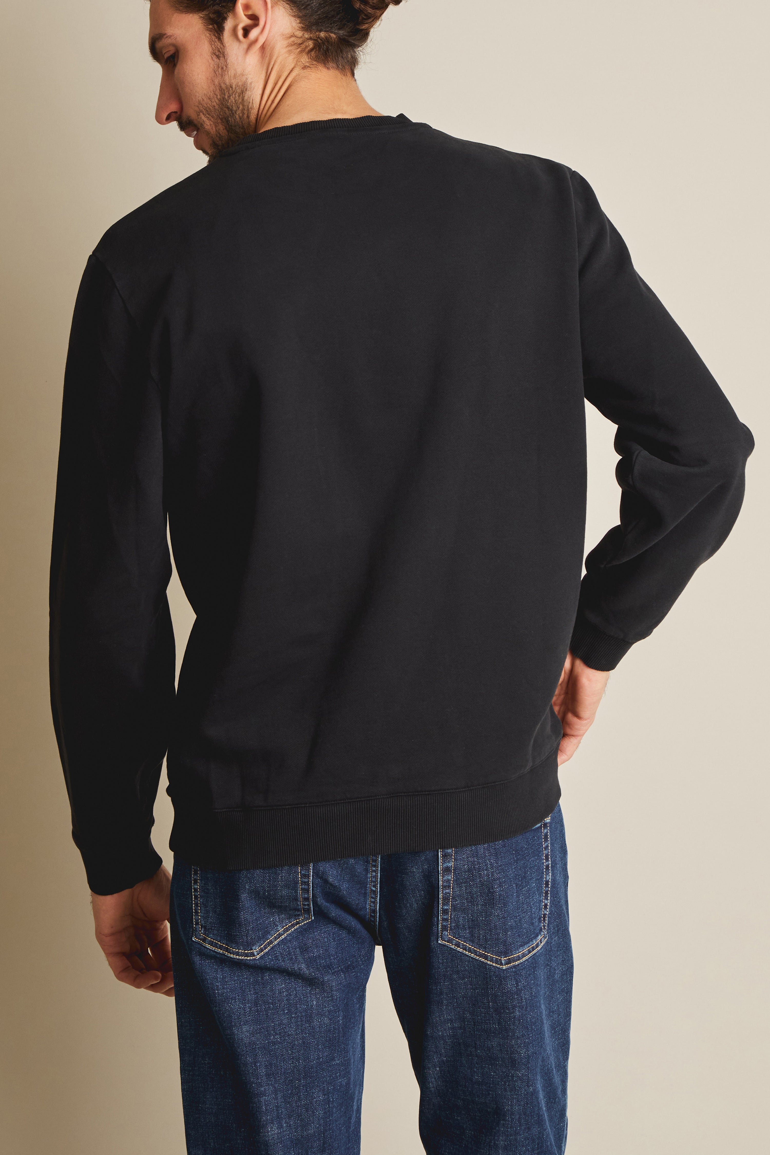 le-pantalon-sweat-fm-lpsw-5-sweat-homme-noir-coton-bio image 6