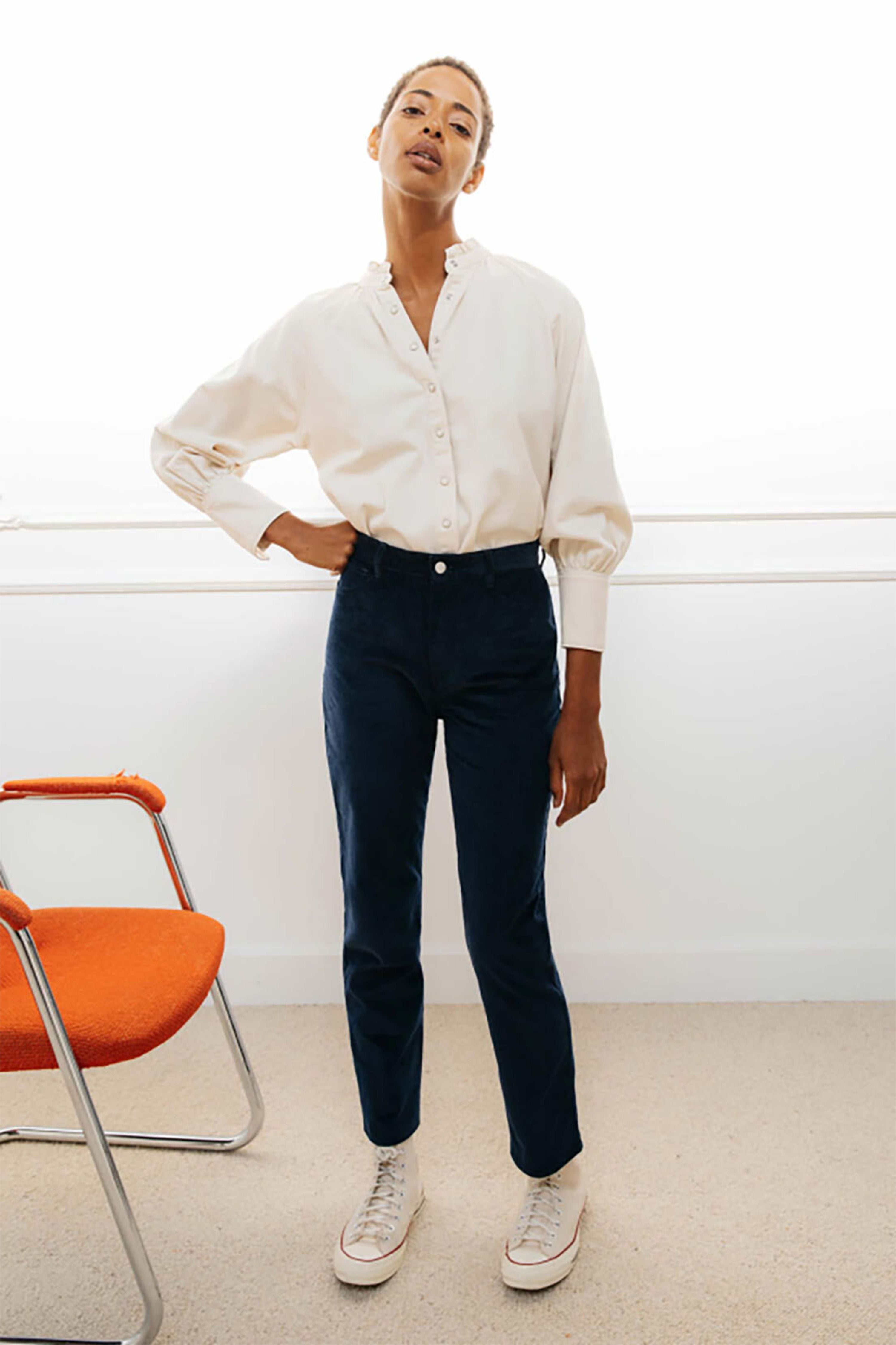 le-pantalon-pantalons-femme-fm-lpwv-1-pantalon-velours-bleu-nuit image 5