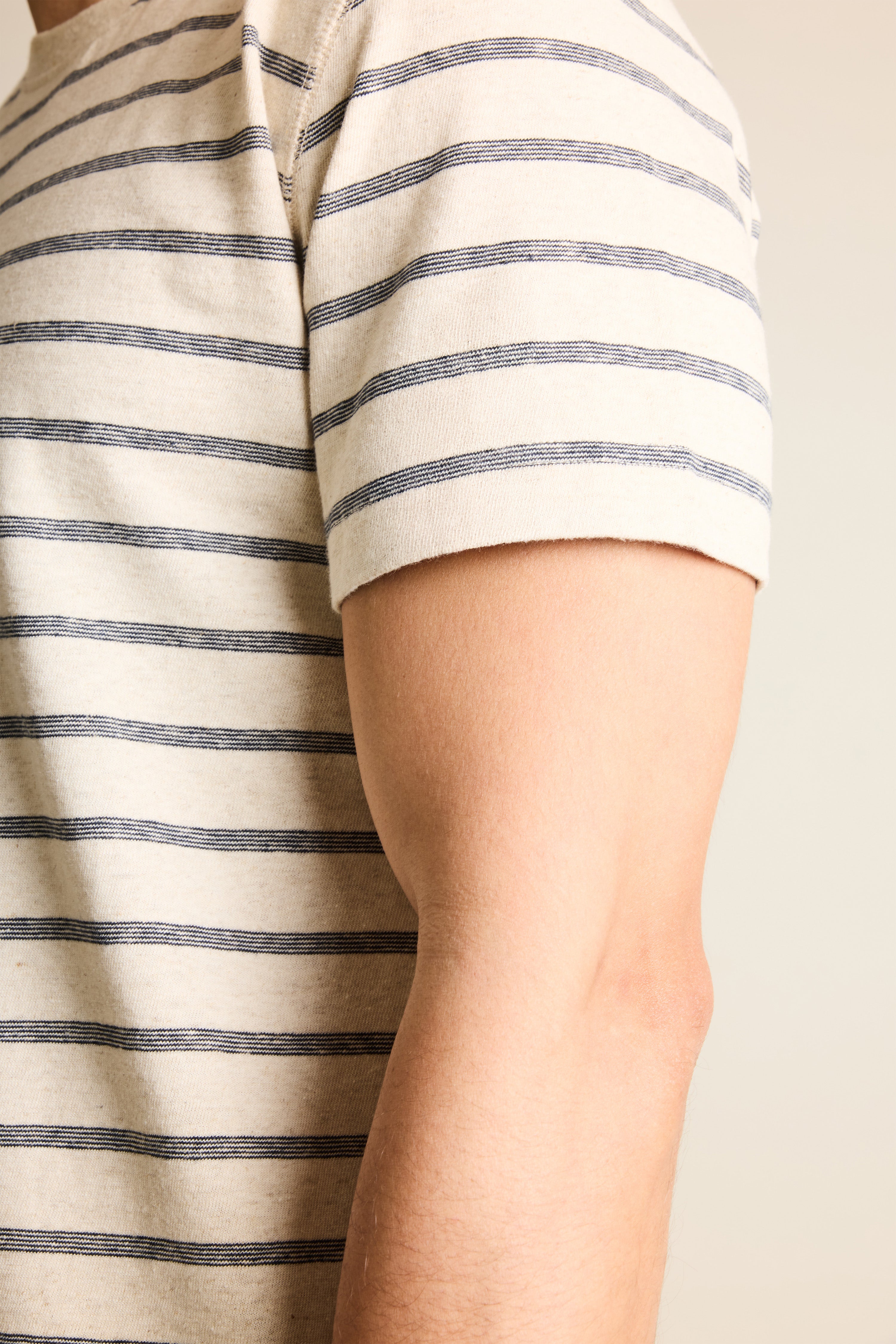 le-pantalon-t-shirts-homme-marini-re-t-shirt-bleu-marine-coton-lin image 7