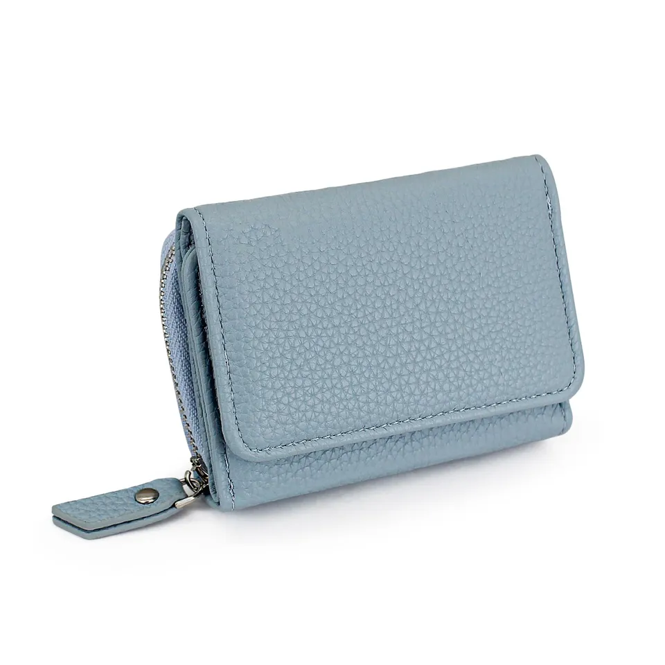 adistylinno-women-s-wallet-mini-portefeuille-triple-bouton-2 image 1